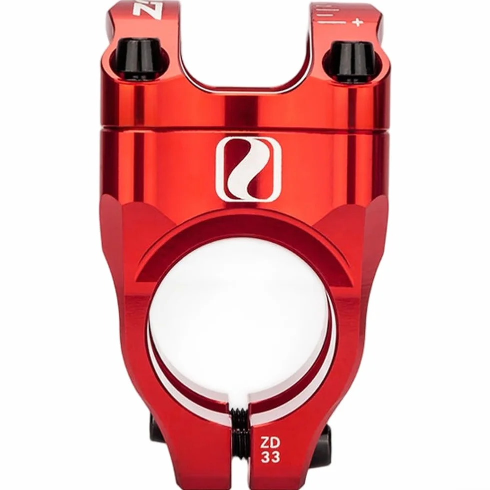 Attacco manubrio MTB 33 mm CNC lega alluminio rosso