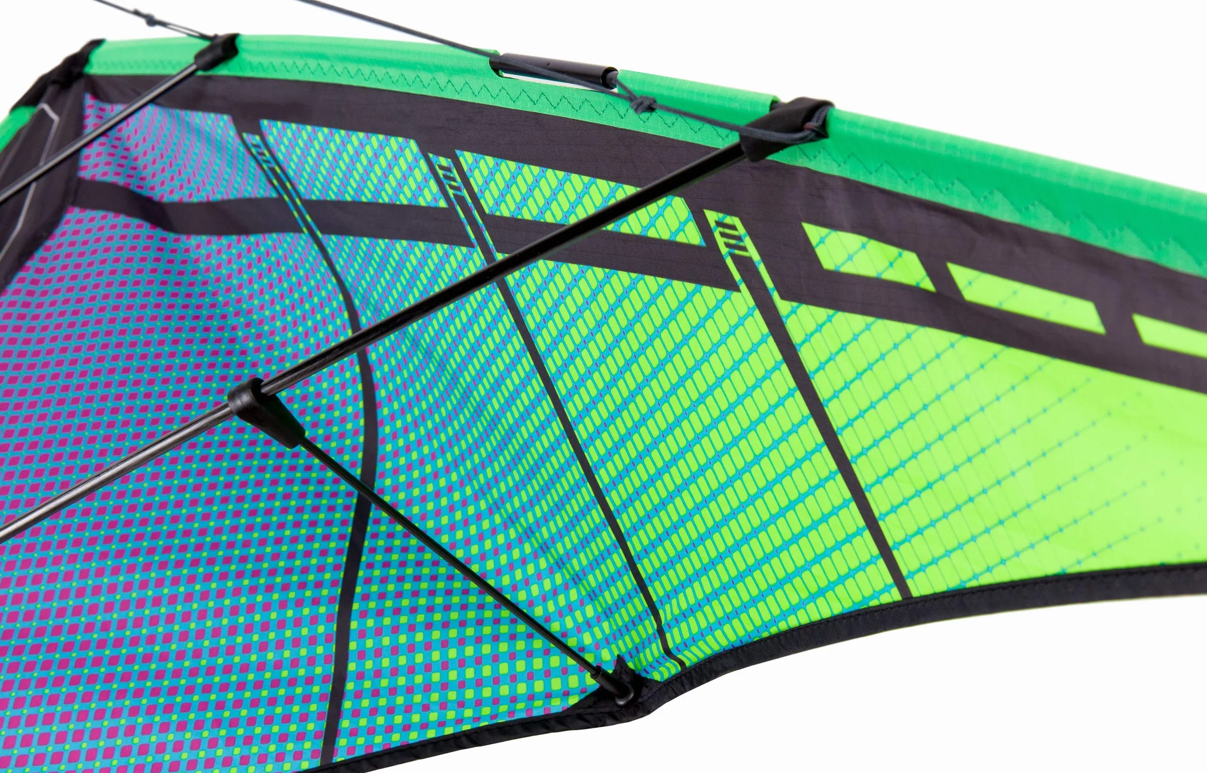 Prism Kite Technology Jazz 2.0 - Aquilone Sportivo a Doppia Linea Pronto per Volare con Linee di Volo, Cinghie da Polso, avvolgitore, Istruzioni (Lingua Italiana Non Garantita) e Custodia