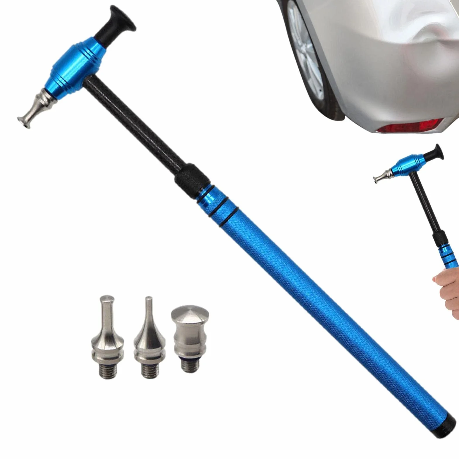 Martello Per Riparazione Ammaccature Per Auto, Levabolli Carrozzeria, Kit Di Strumenti Di Riparazione Per Ammaccature Regolabile, Strumenti Per La Rimozione Di Ammaccature Regolabili Per Carrozzeria
