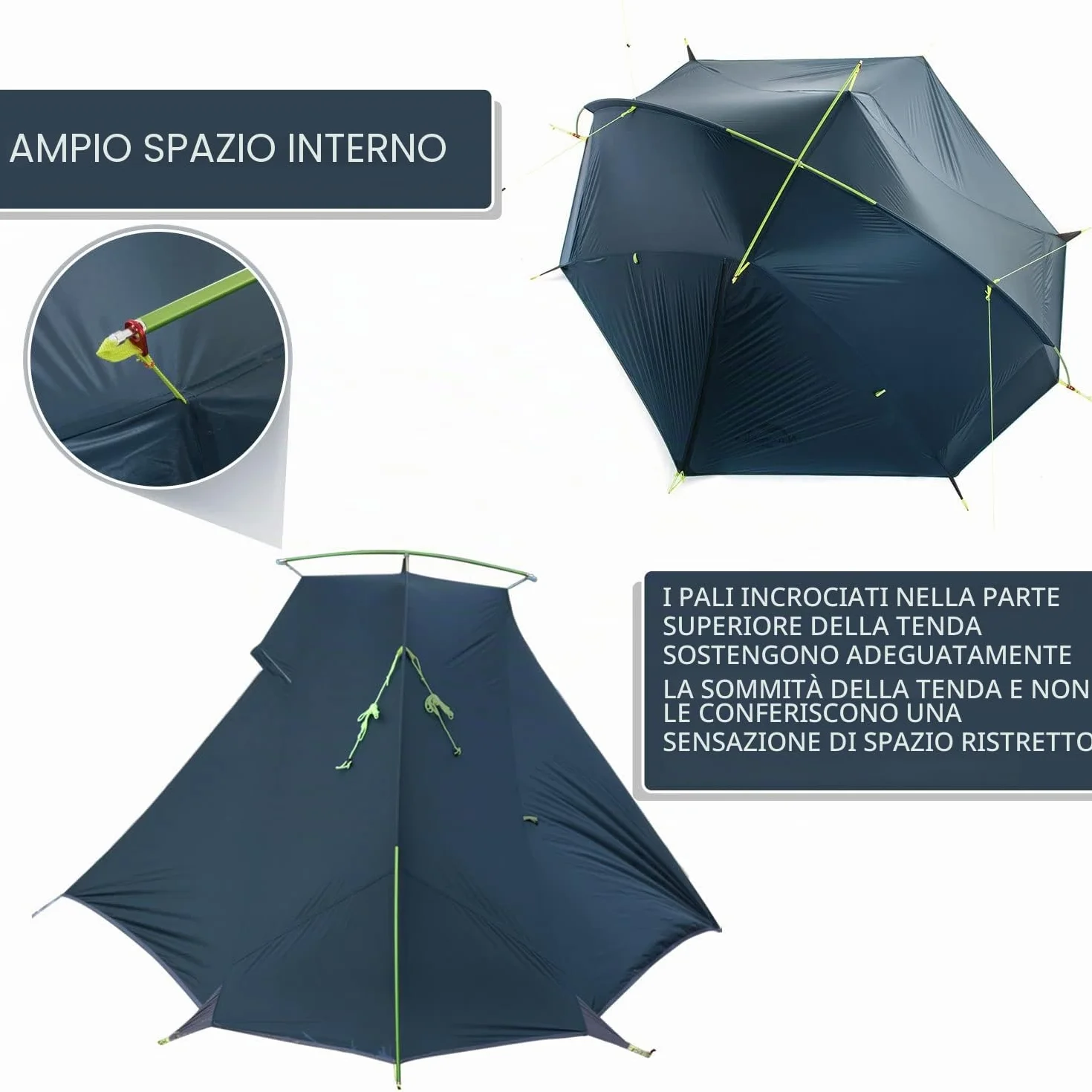 Naturehike Taga Tenda da Campeggio Ultra Leggera 1-2 Persona