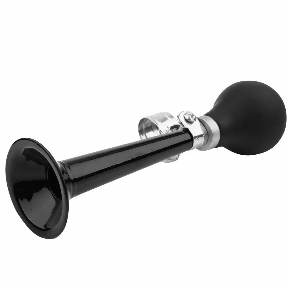 Clacson per Bici Classico Tromba D'aria 2,2 Pollici Air Horn in Gomma per Manubrio Bicicletta
