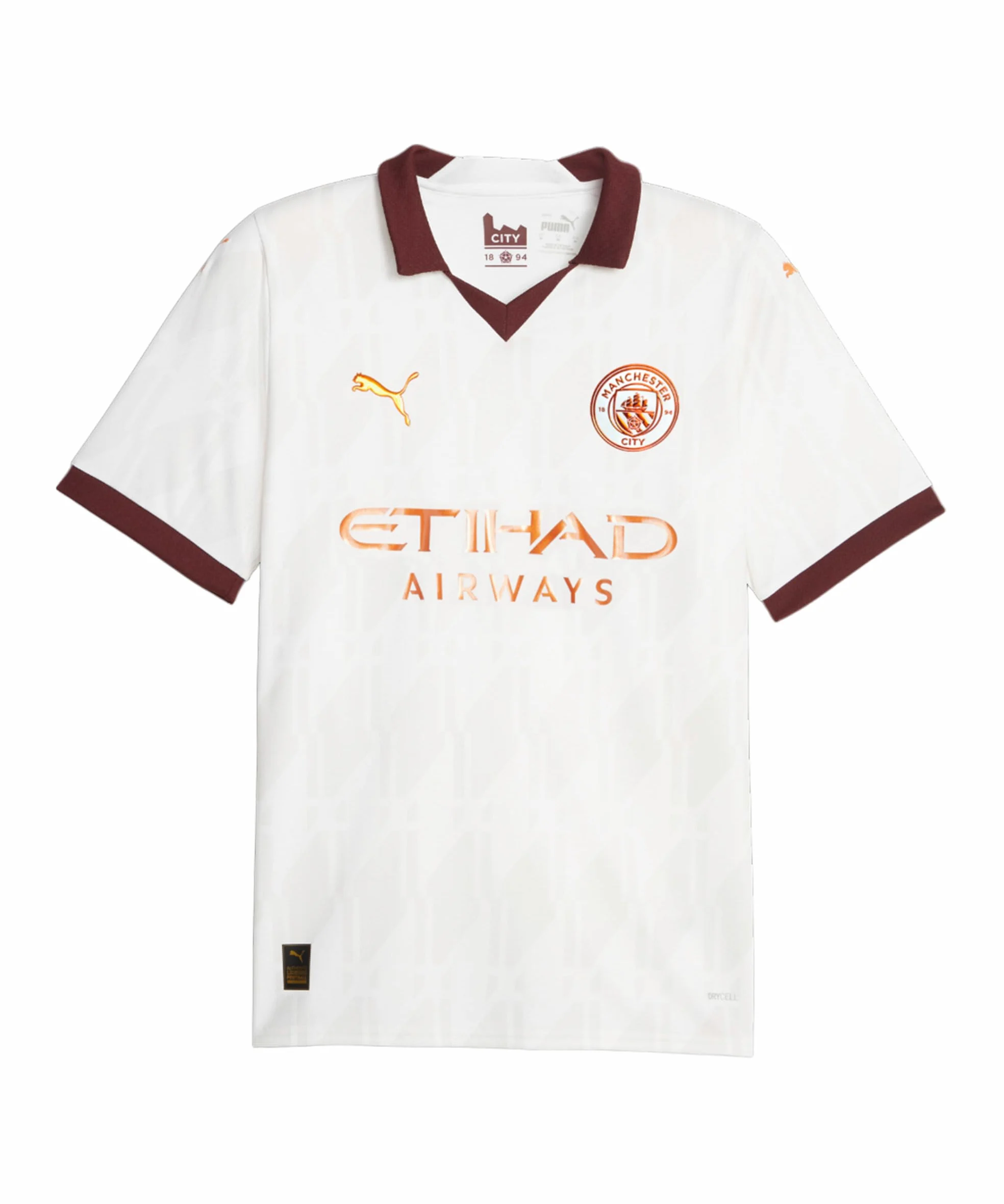 Manchester City Maglia Away 2023/24 - Replica - Uomo - Bianco
