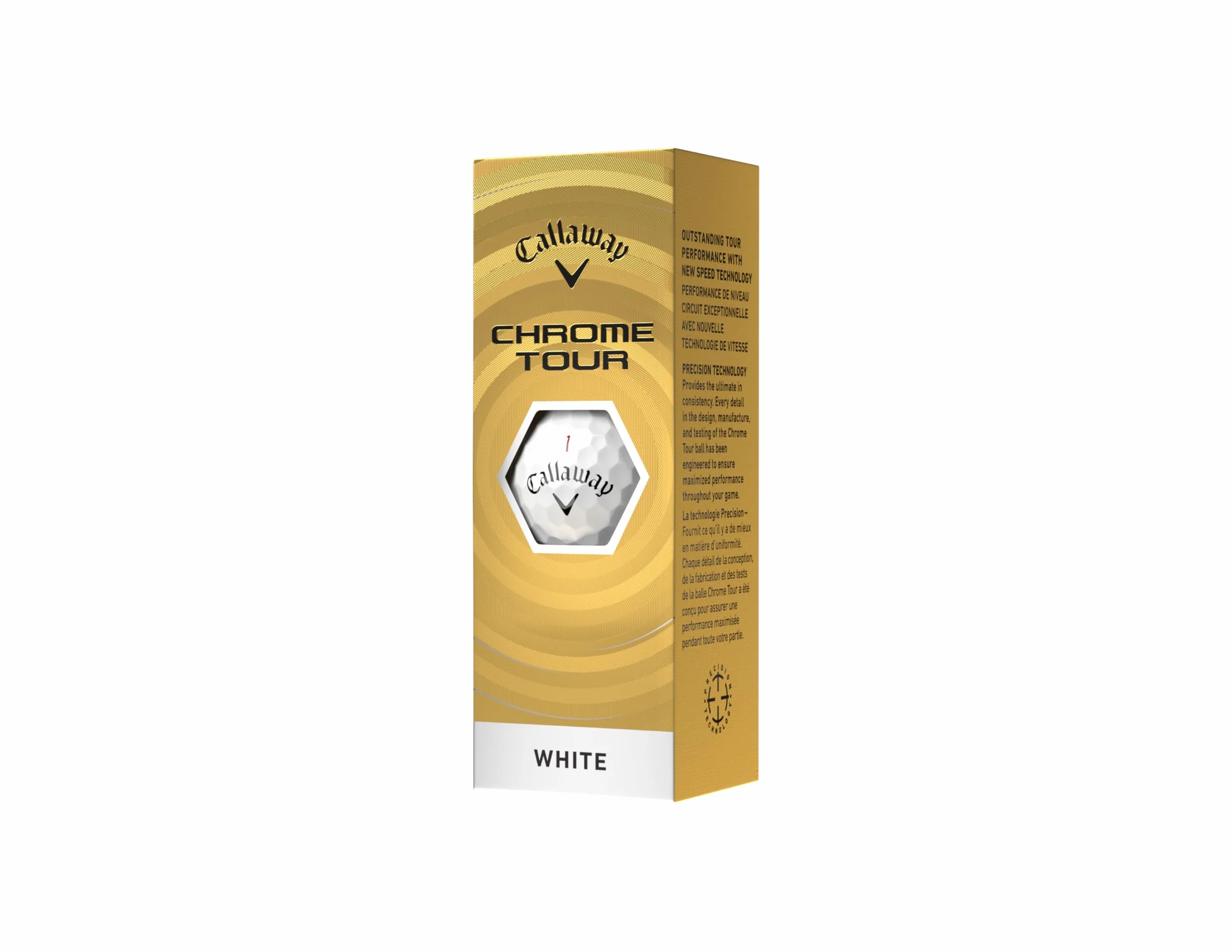 Callaway Golf Chrome Tour 2026 Palline da Golf Bianche
