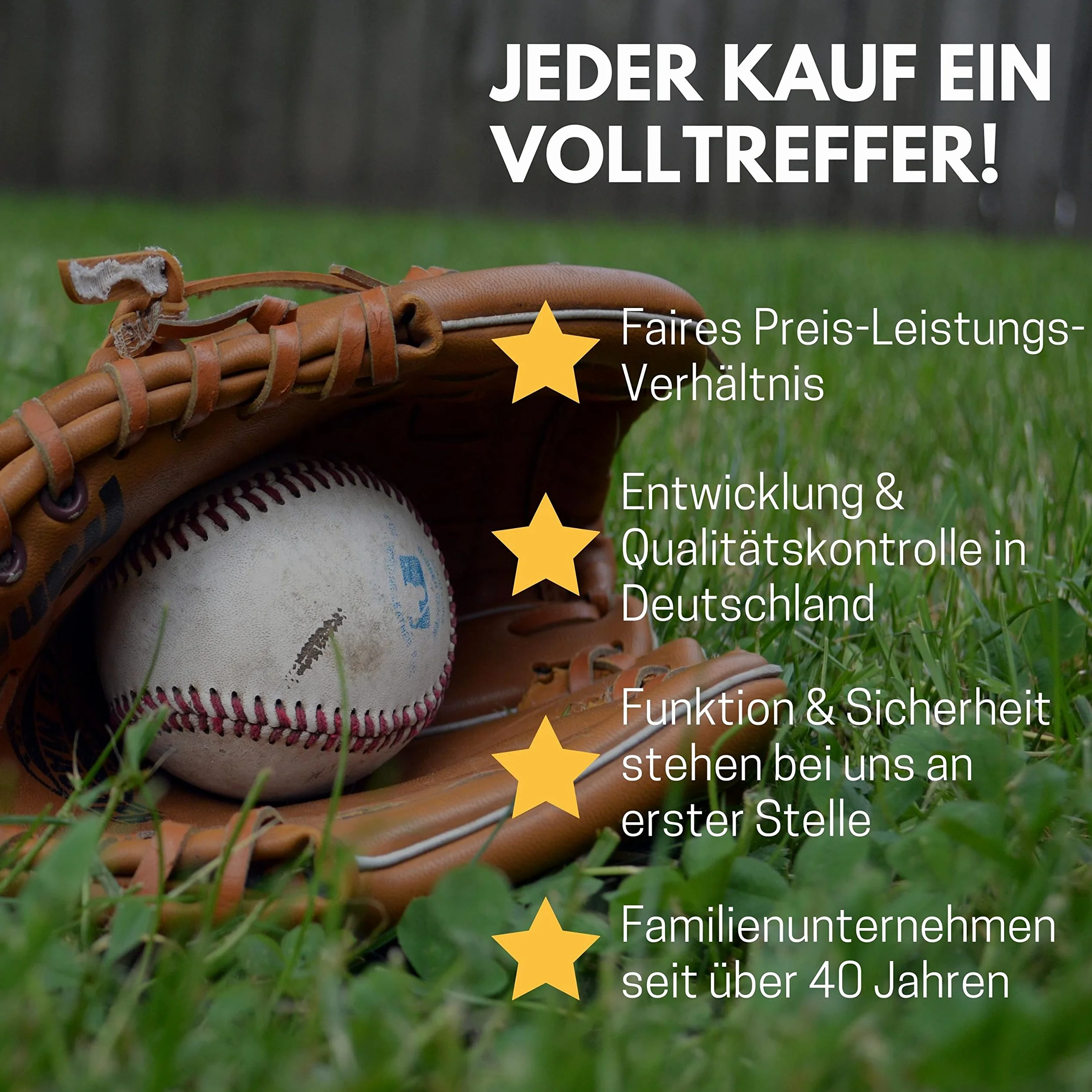 Best Sporting Set da baseball con mazza, guanto e palla