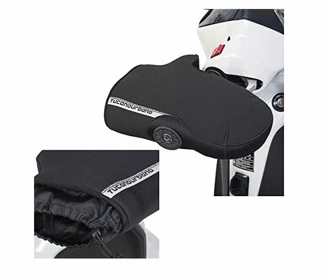 R363X COPRIMANOPOLE COPRIMANI MOFFOLE NEOPRENE COMPATIBILE CON PIAGGIO BEVERLY 300 IE TUCANO URBANO MOTO SCOOTER NERO
