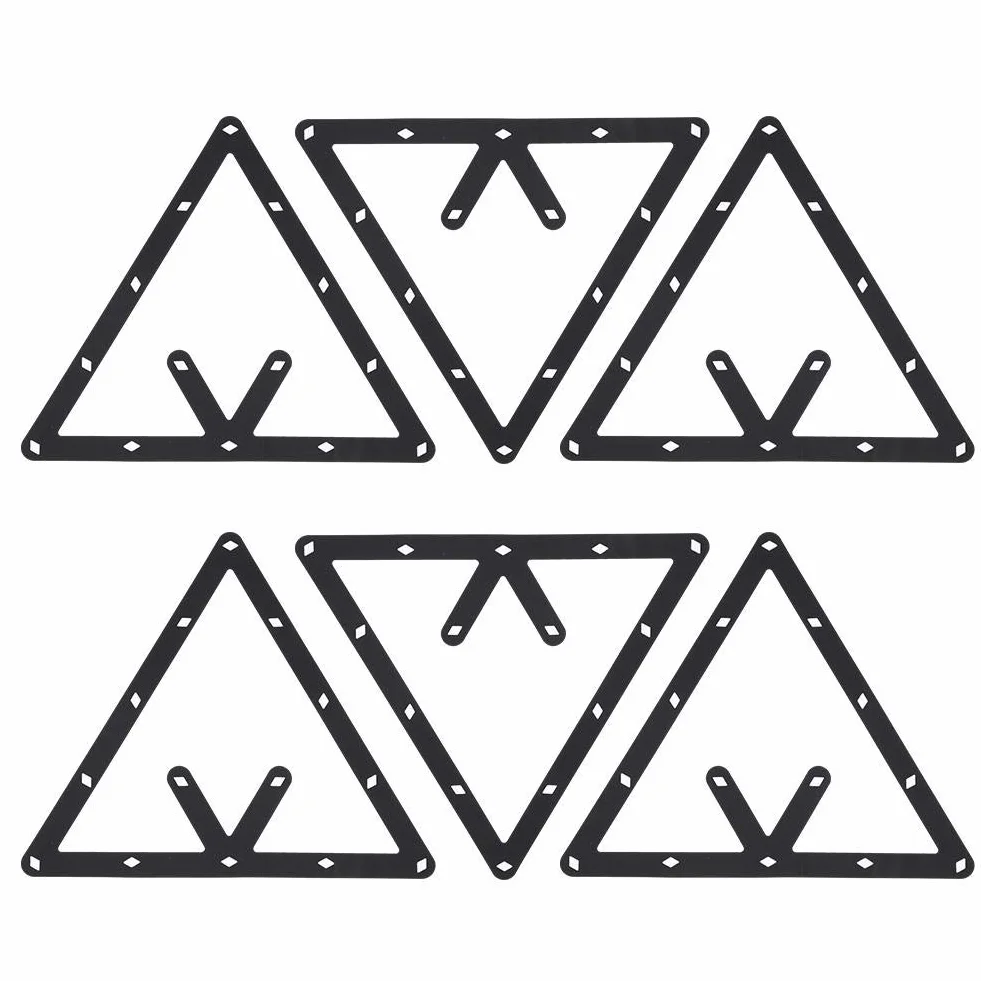 Portapalline da Biliardo Triangolo Magic Ball Rack per 8 Ball 9 Ball 10 Ball Pool