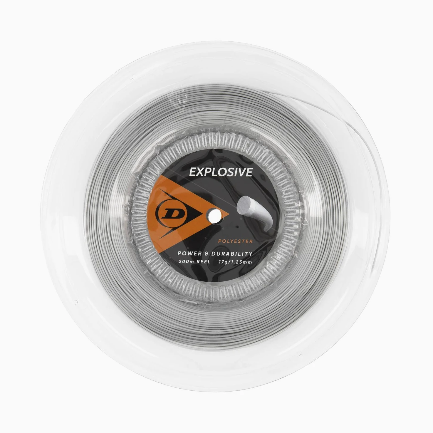 Dunlop Explosive 200M Silver Tennis String Reel 200m Monofilament