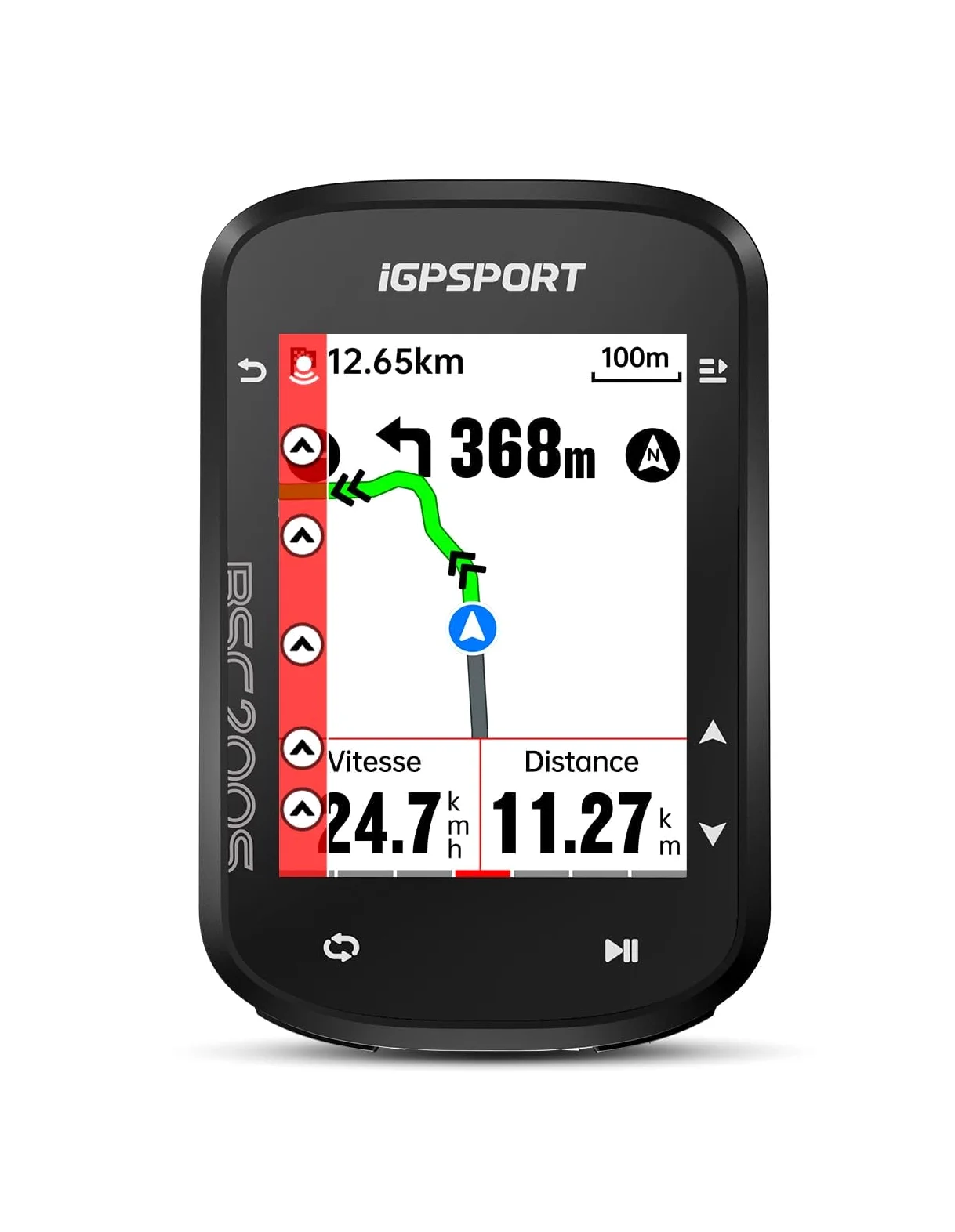 iGPSPORT BSC200S GPS Computer 2.4'' Schermo Colore Navigazione Bicicletta Funzione Percorso Continuo Rilevamento Movimento Navigazione One Touch Compatibile Radar Intelligente Luce Posteriore 100 Dati