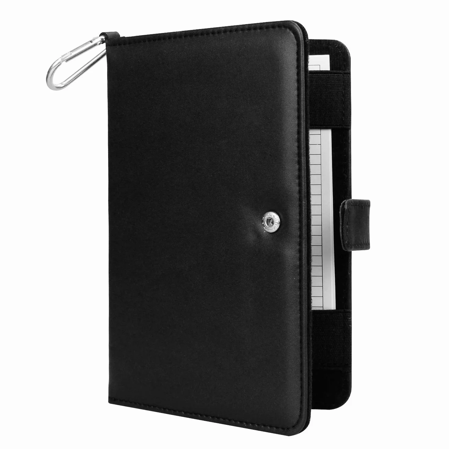 KOFULL Portascorecard da Golf in Pelle con Segnapalla Copertura Libro Yardage Nylon Mimetica Regalo Uomo Matita