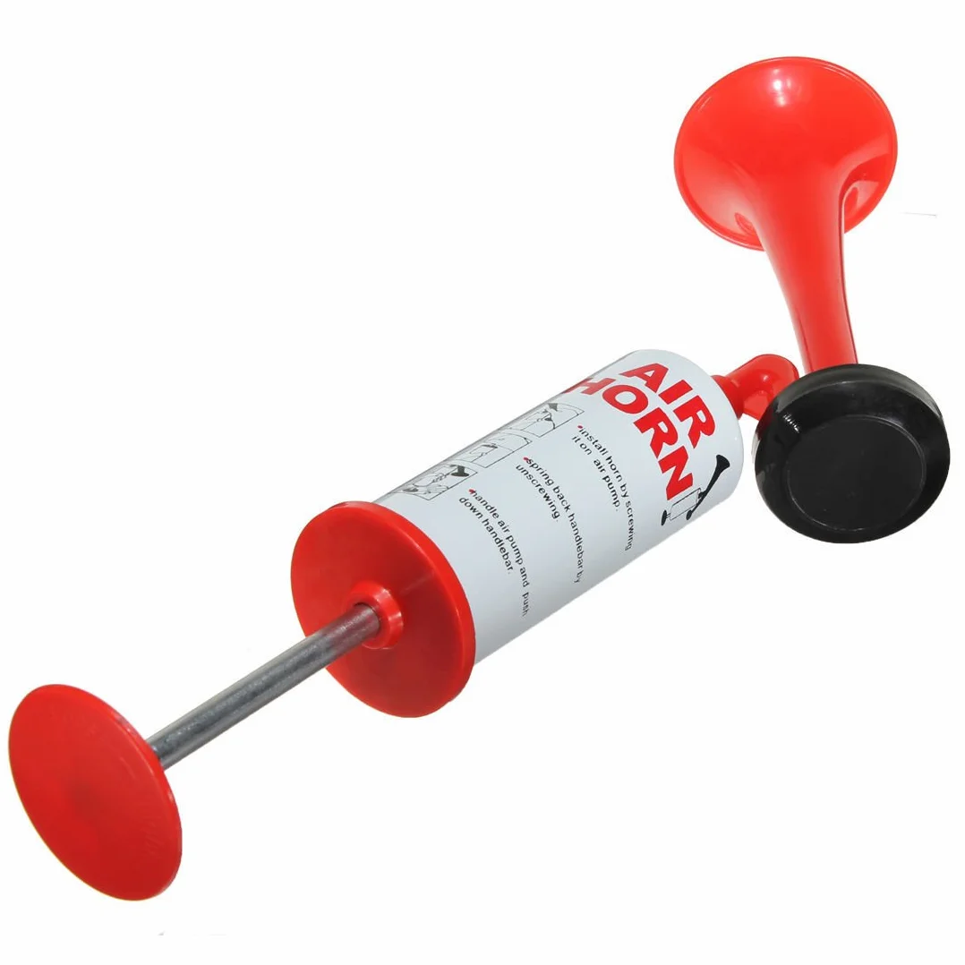 Tromba manuale da stadio ad aria air horn con pompa per eventi sportivi