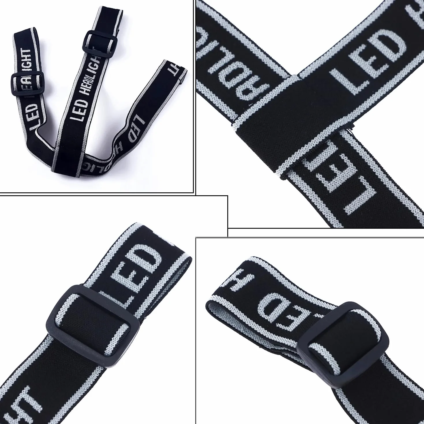 Fascia elastica per fari a LED, cinghie di ricambio per faro, torcia ricaricabile vivavoce, faro anteriore per bici