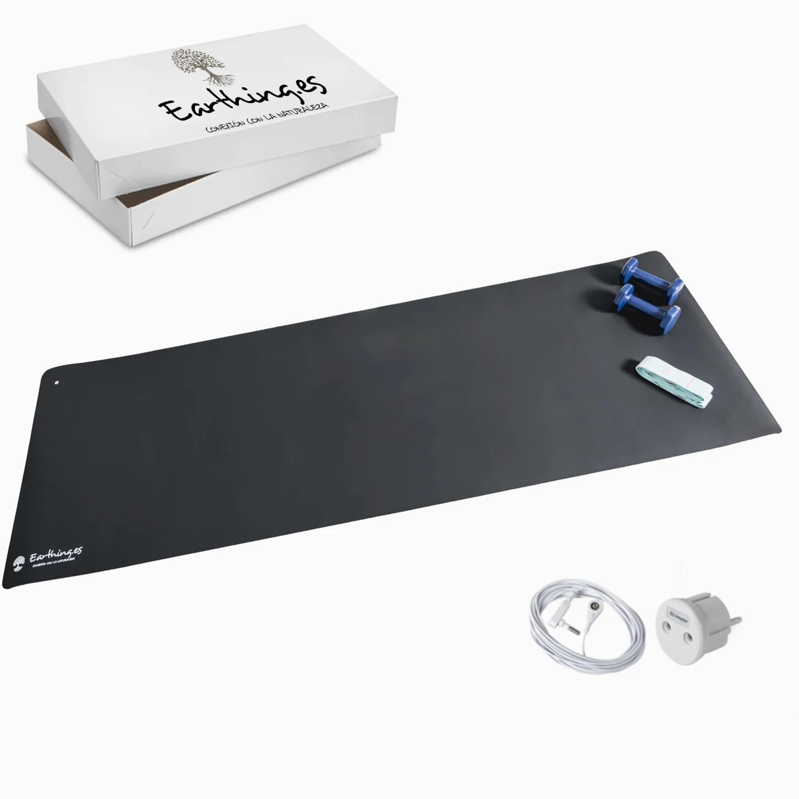 Earthing Kit Sport Tappetino Yoga Grounding, Tappetino Yoga Misura 182 x 61 cm.