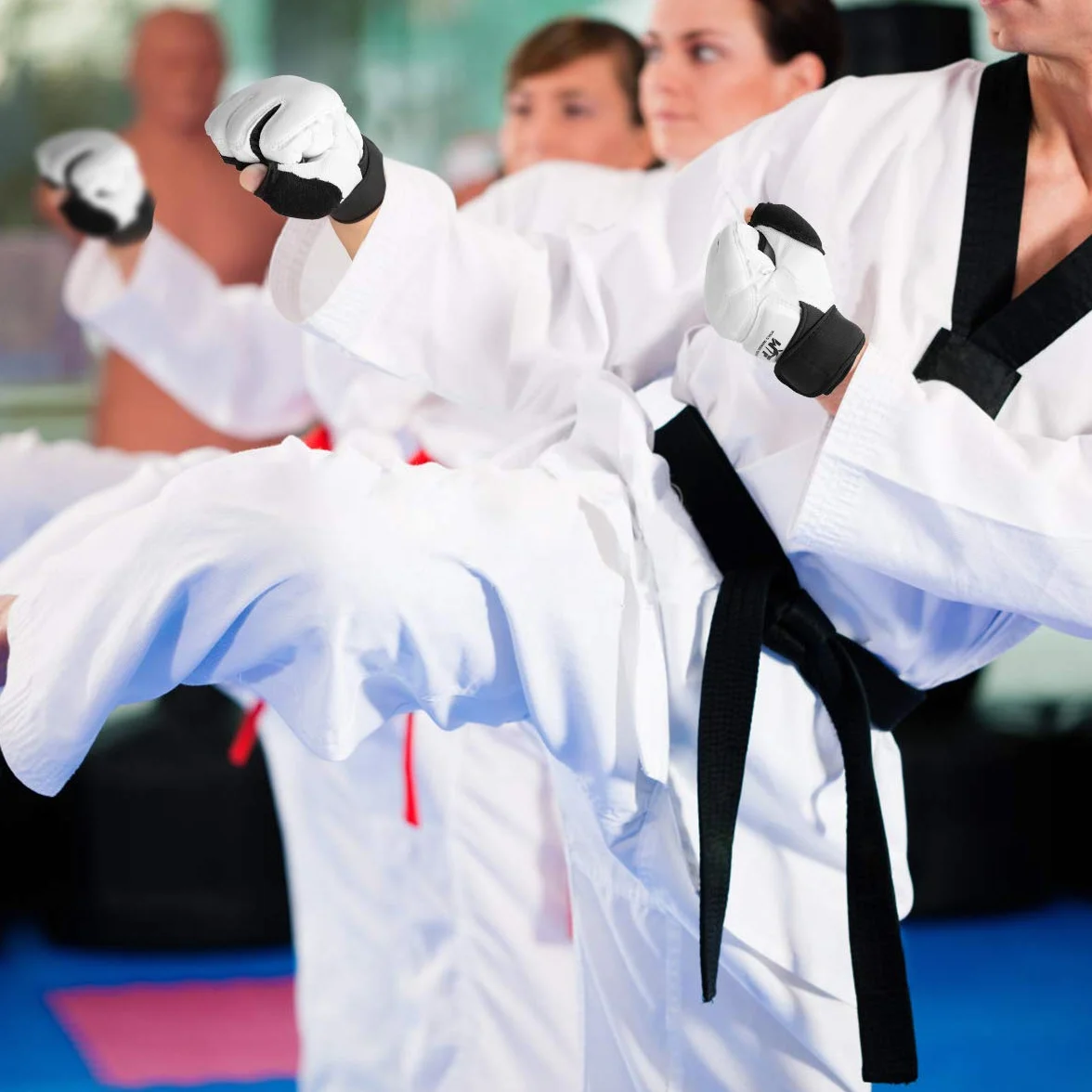 GROOFOO Guanti da Boxe per Allenamento Sacco Sparring Taekwondo Karate Muay Thai