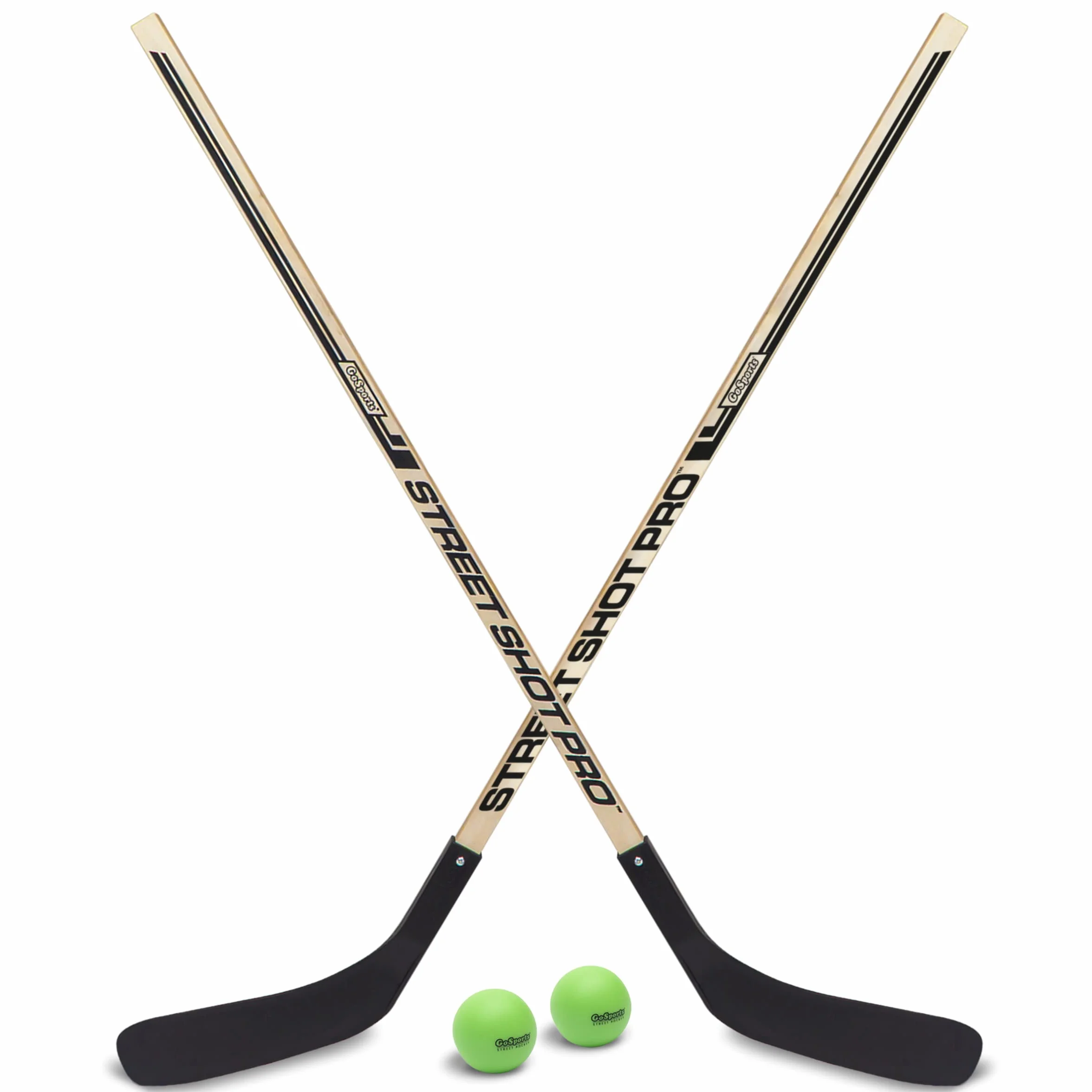 GoSports Street Hockey, Porte da Hockey su Strada con Bastoni (Confezione da 2)