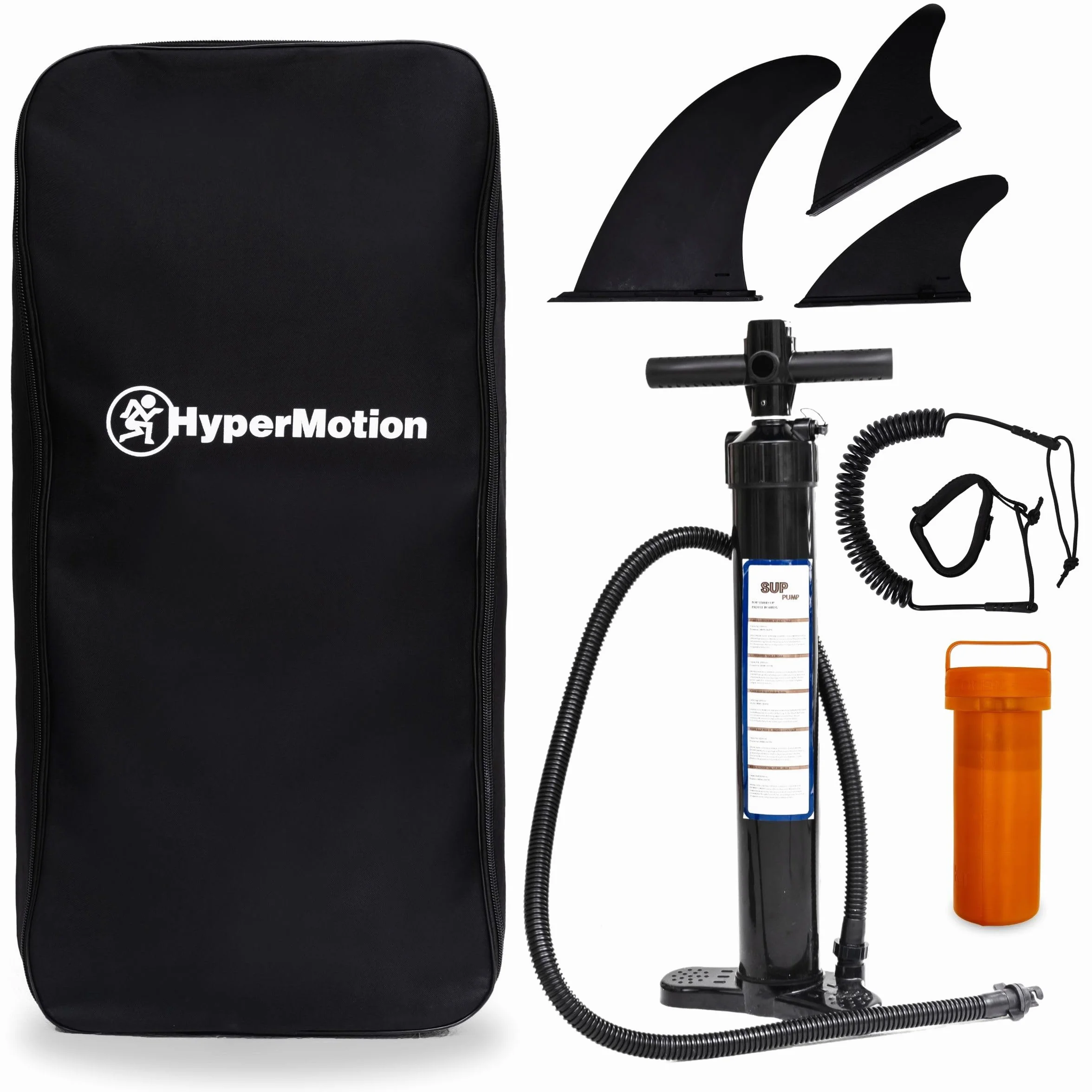 HyperMotion Tavola da SUP gonfiabile per bambini 15 cm paddleboard set con pagaia regolabile pompa guinzaglio zaino impermeabile 130 kg