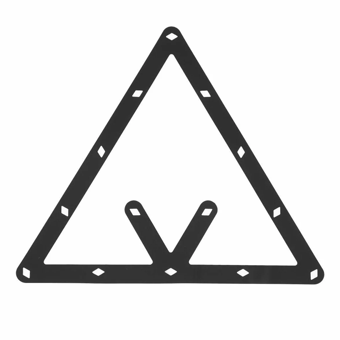 Magic Rack PRO Set da 6 Triangoli da Biliardo Preciso Durevole 8 9 10 Palle