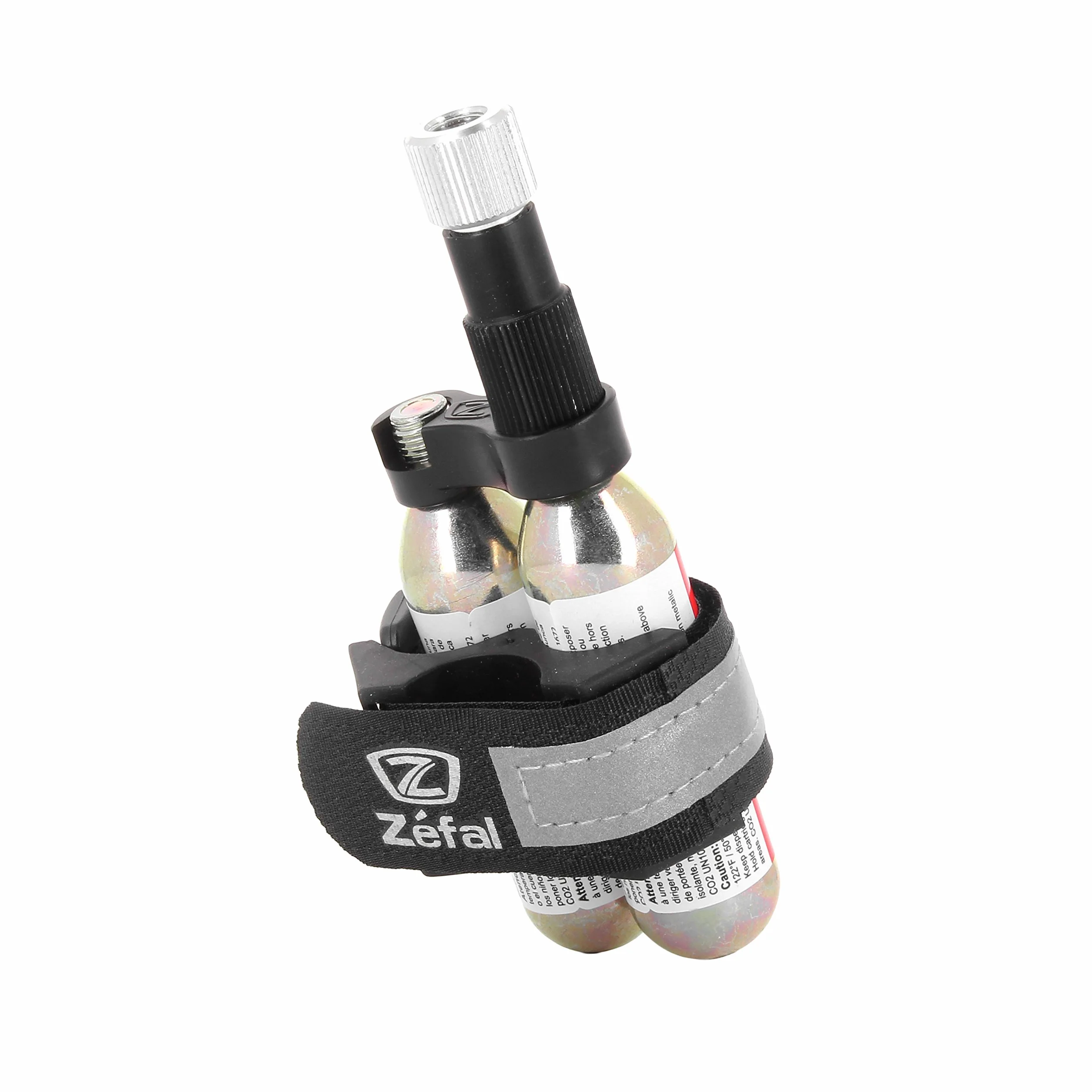 ZEFAL Kit di gonfiaggio CO2 - Gonfiatore EZ Control + 2 cartucce 16g + clip universale