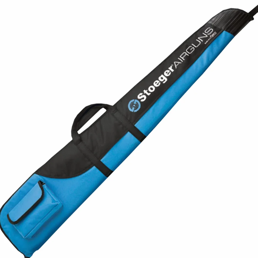 ECOMMUR Funda Sag X50 (130 cm) | Custodia imbottita blu e nera per fucili, carabine, fucili a pallini o armi da softair