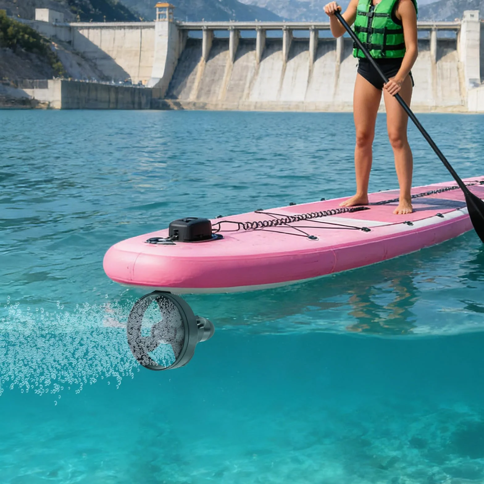 Motore subacqueo Brushless 288 W 12 V impermeabile per SUP kayak surf