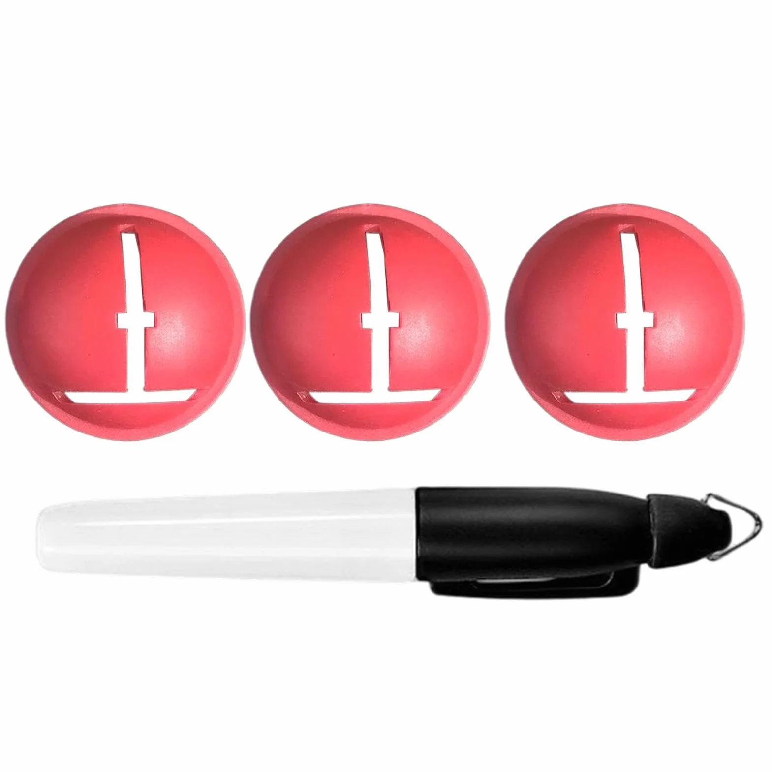 Golf Ball Line Marker | Professional Precision Ball Liner with Pen | Golf Line Drawing Marking Tool