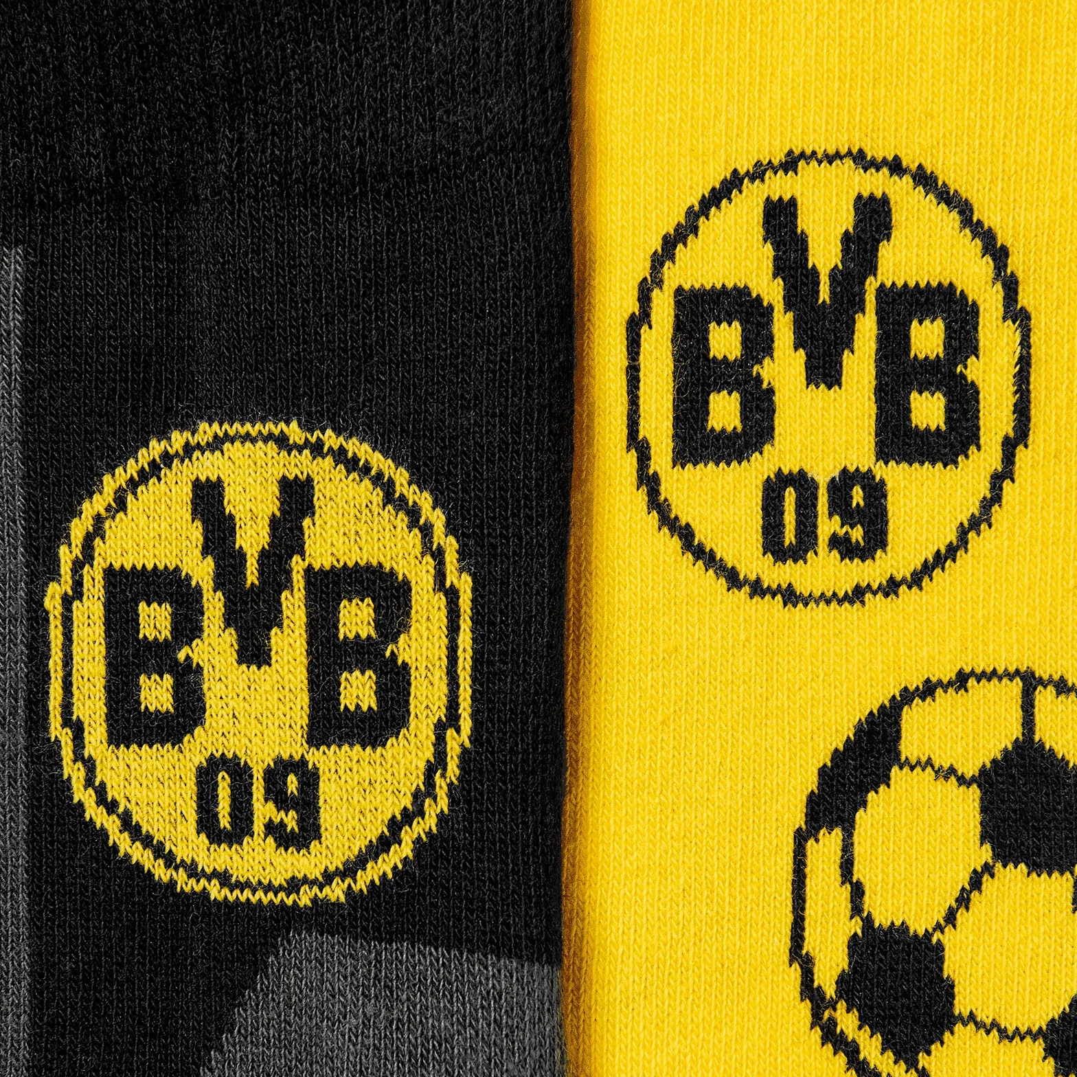 Borussia Dortmund BVB Sprüchesocken 2er Pack Unisex Adulto