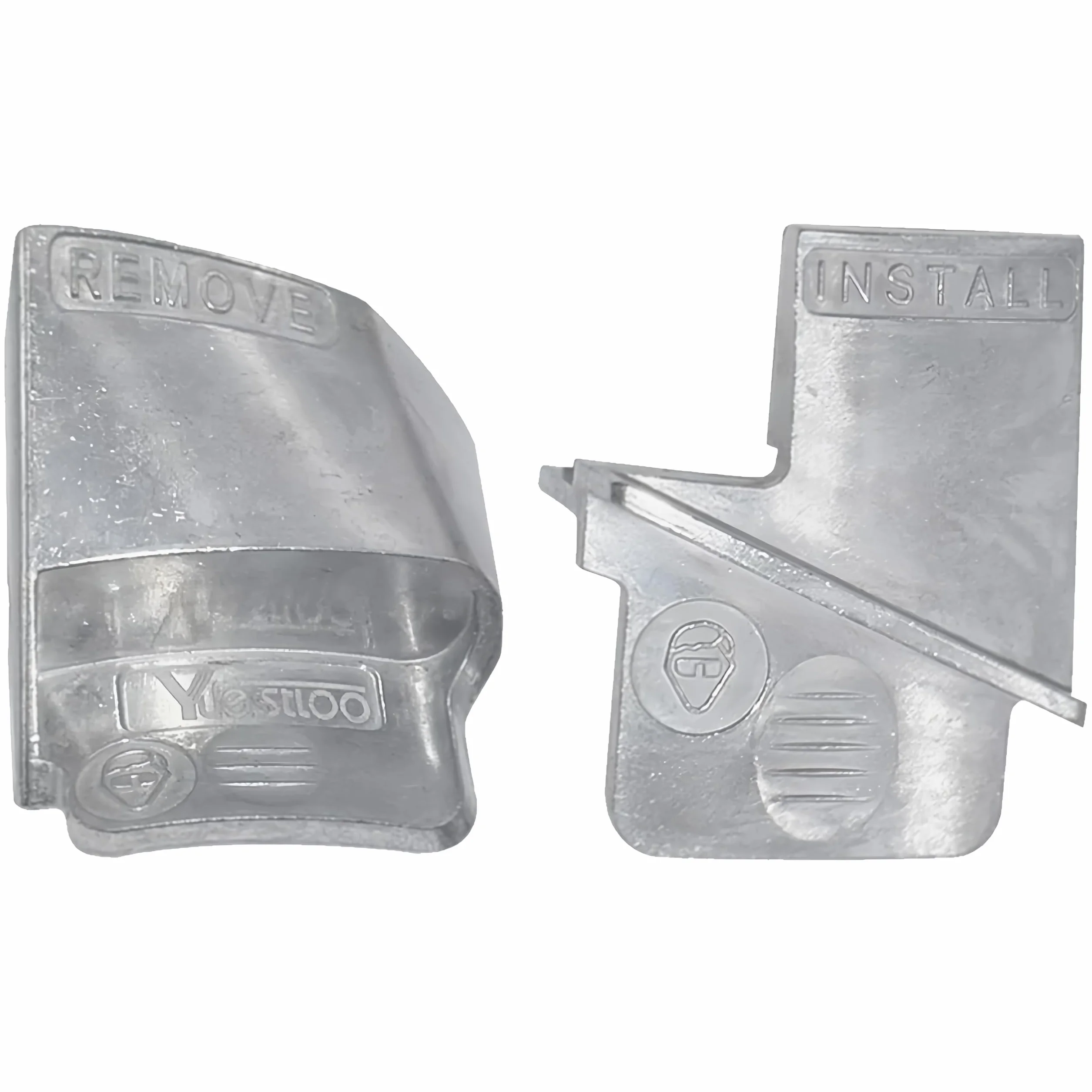 2PZ Metallo Strumenti per la Rimozione/Installazione della Cinghia Elastica, Strumento di Montaggio Cinghie Elastiche per Auto, Dispositivo di Collegamento per Cintura Elastica