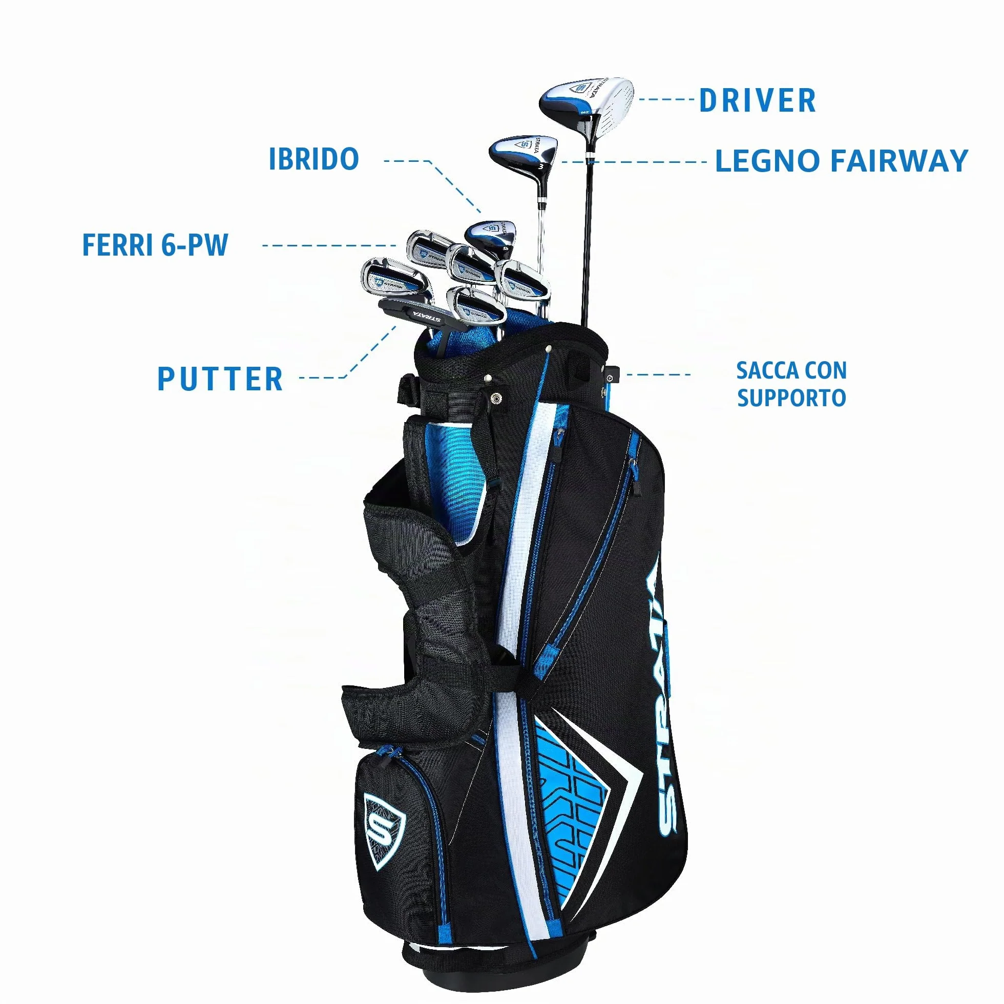 Strata Golf Set mazze da golf uomo