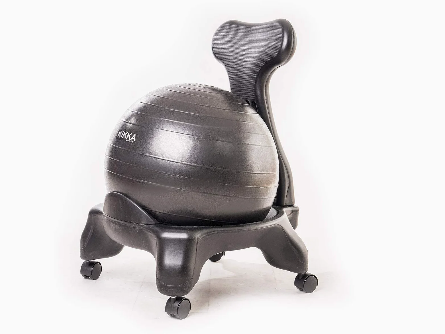 nera - sedia ergonomica con pallone gonfiabile