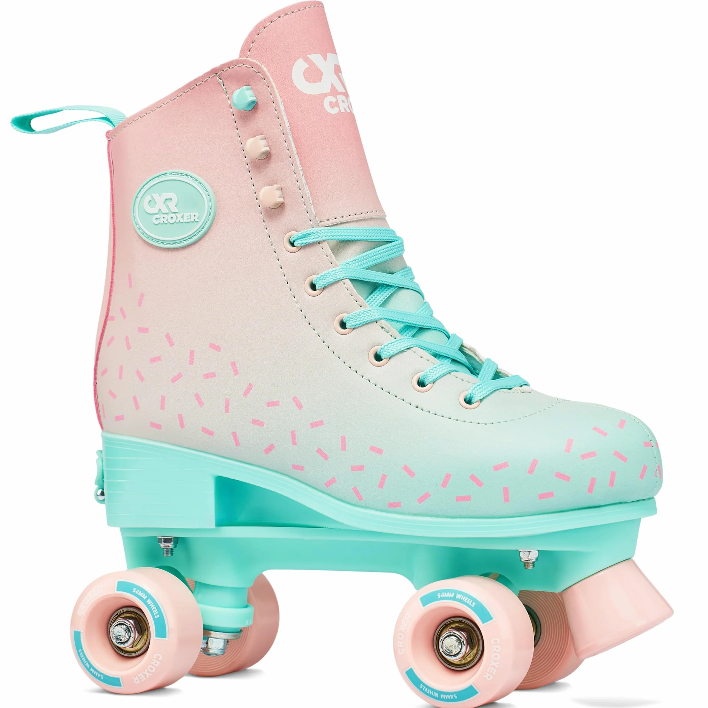 Pattini a rotelle per bambini retro anni '70 ABEC-7 ruote in gomma