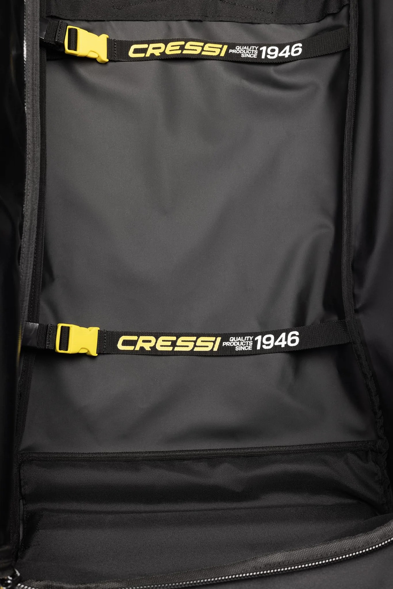 Cressi Moby 2 Trolley Bag 110 L Nero/Giallo