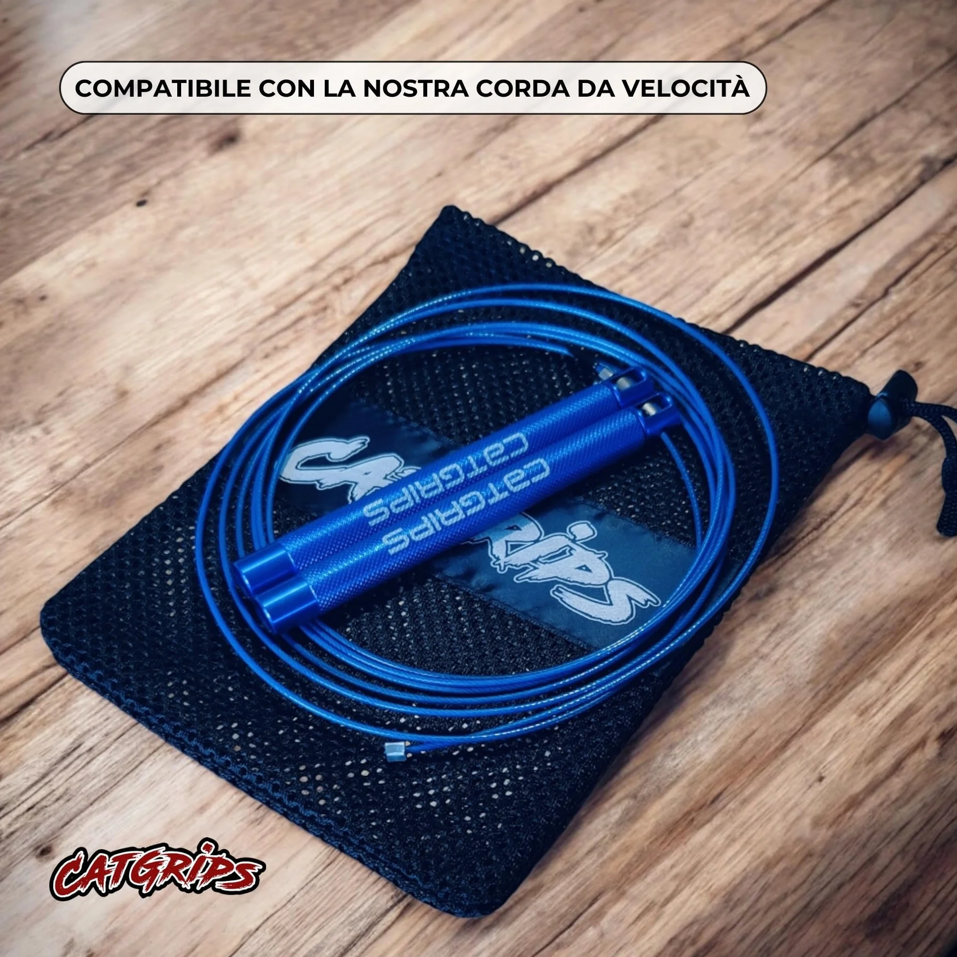 CATGRIPS Cavo di Ricambio per Corda da Salto 2.0mm Acciaio Rivestito Flessibile Anti-Attorcigliamento