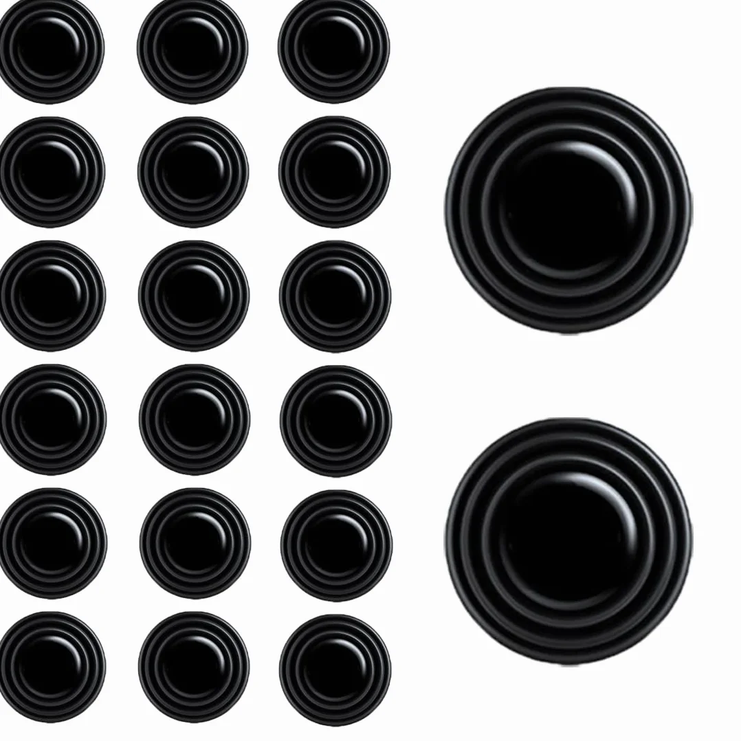Protezione della portiera dell'auto Confezione, 20Pcs protezioni per portiera dell'auto Guarnizione dell'Ammortizzatore silenziatore per bordi della porta Silenziatore della Ammortizzatore