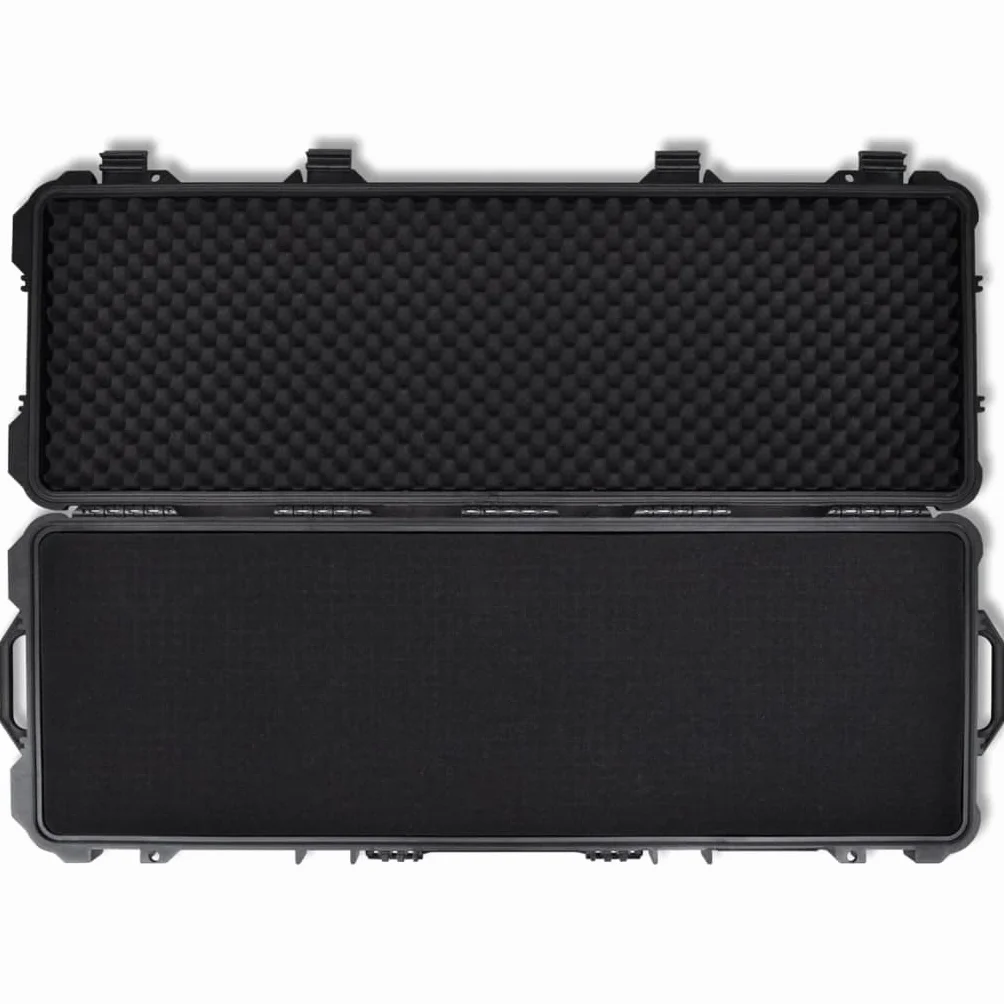 vidaXL Scatolato per Armi Plastica Resistente Impermeabile Trolley Porta Armi
