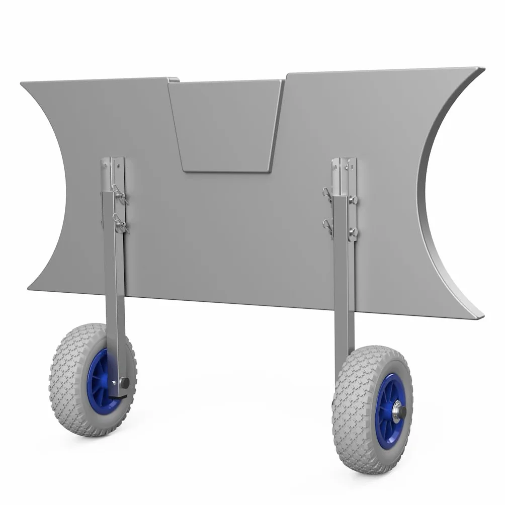 SUPROD ET200 Pieghevole Gommoni Trasporto Ruote Poppa Acciaio Inox