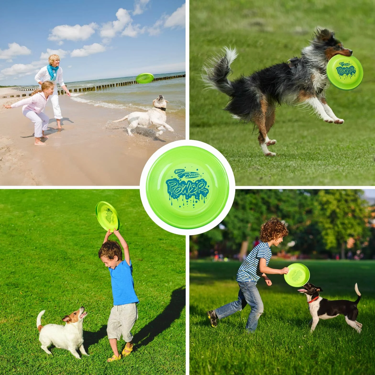 Wham-O Frisbee Disco Volante 23.75 cm Gioco per Cani Bambini Spiaggia