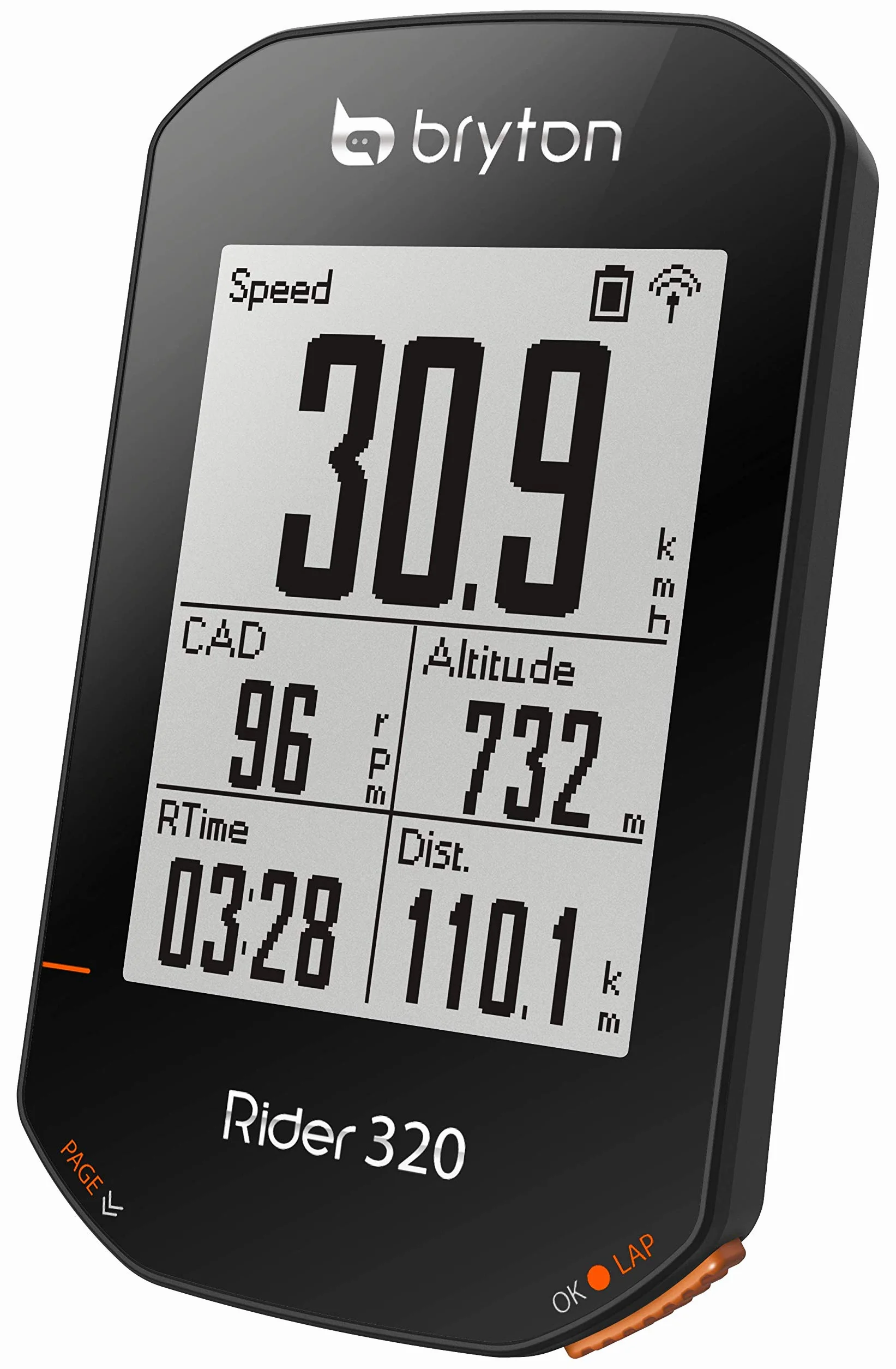 Bryton Rider 320E Ciclo Computer GPS 2.3" Nero