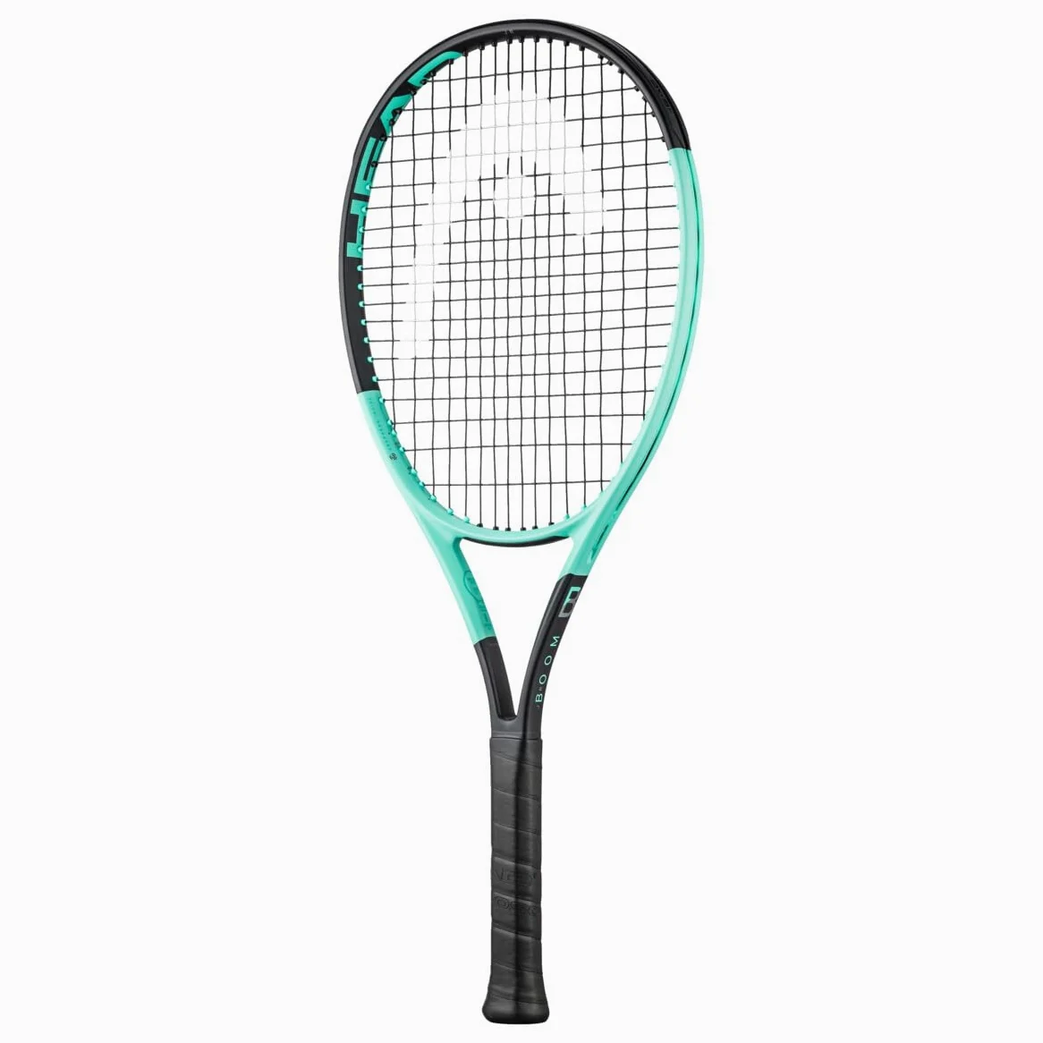 HEAD Youth Boom Jr 2024 - Racchetta da tennis unisex, colore nero/menta, 9-11 anni