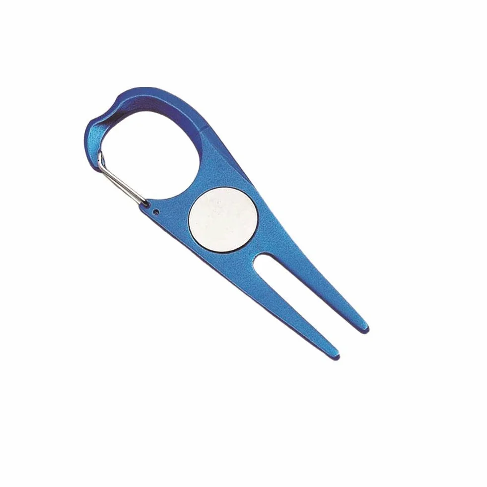 Stainless Steel Golf Green Repair Divot Tool Pitch Fork