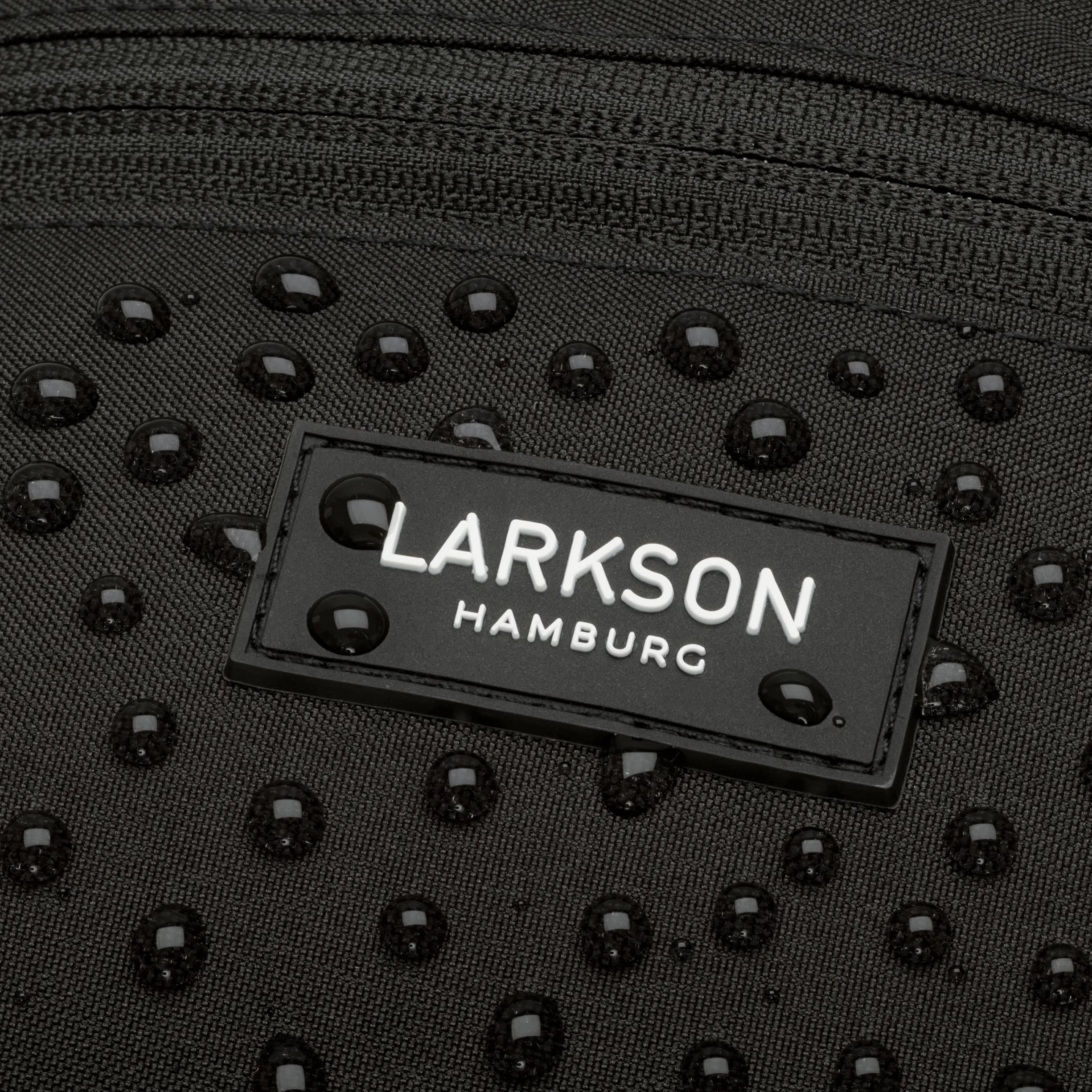 Larkson Marsupio Donna e Uomo Nero - Finn - Cintura Borsa a Tracolla Idrorepellente per Festival e Sport