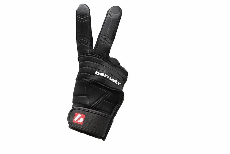 BARNETT FLG-03 Guanti da calcio Professional OL DL NERO