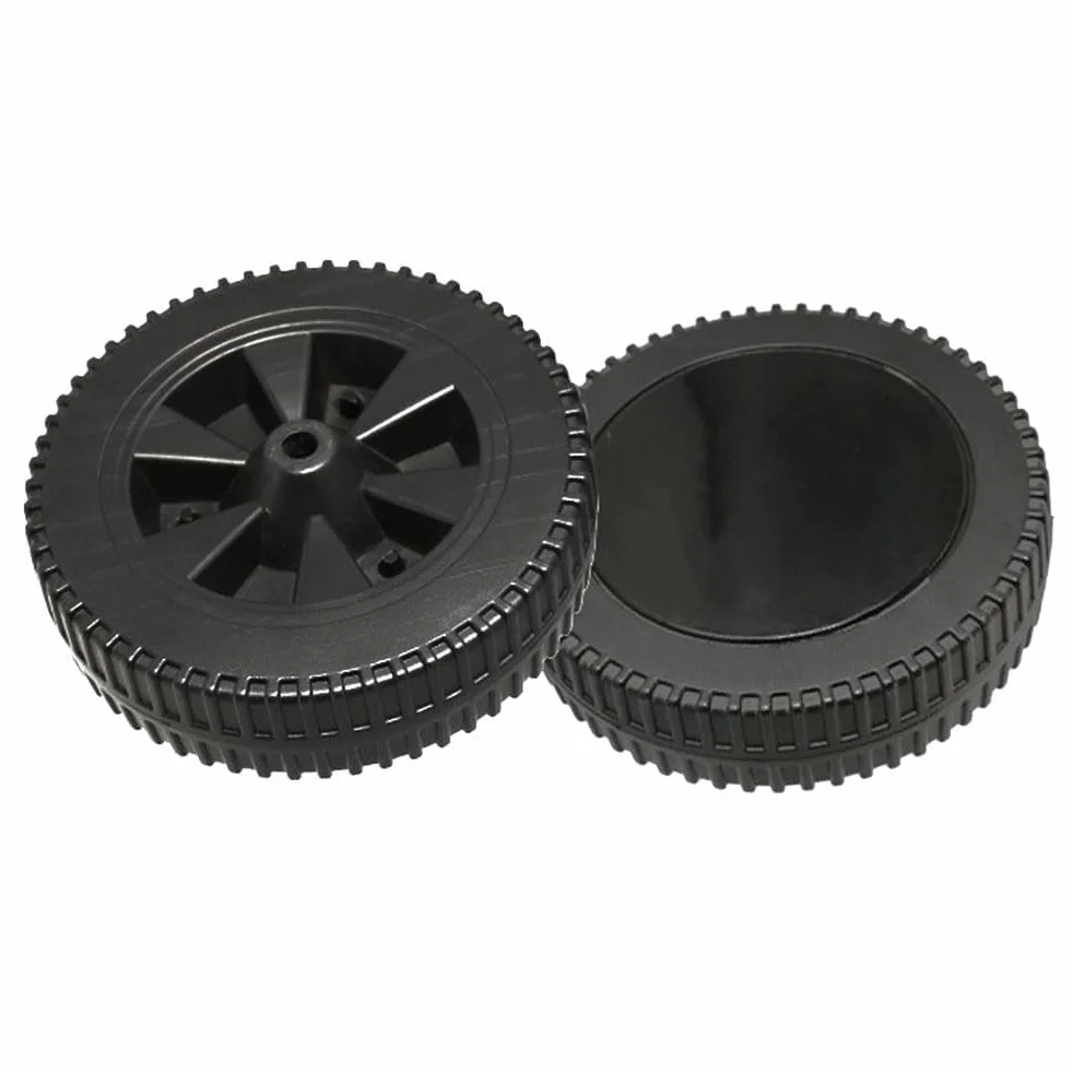 Ruote di ricambio per barbecue 17,8 cm, plastica, resistenti al calore e all'usura (170 mm)