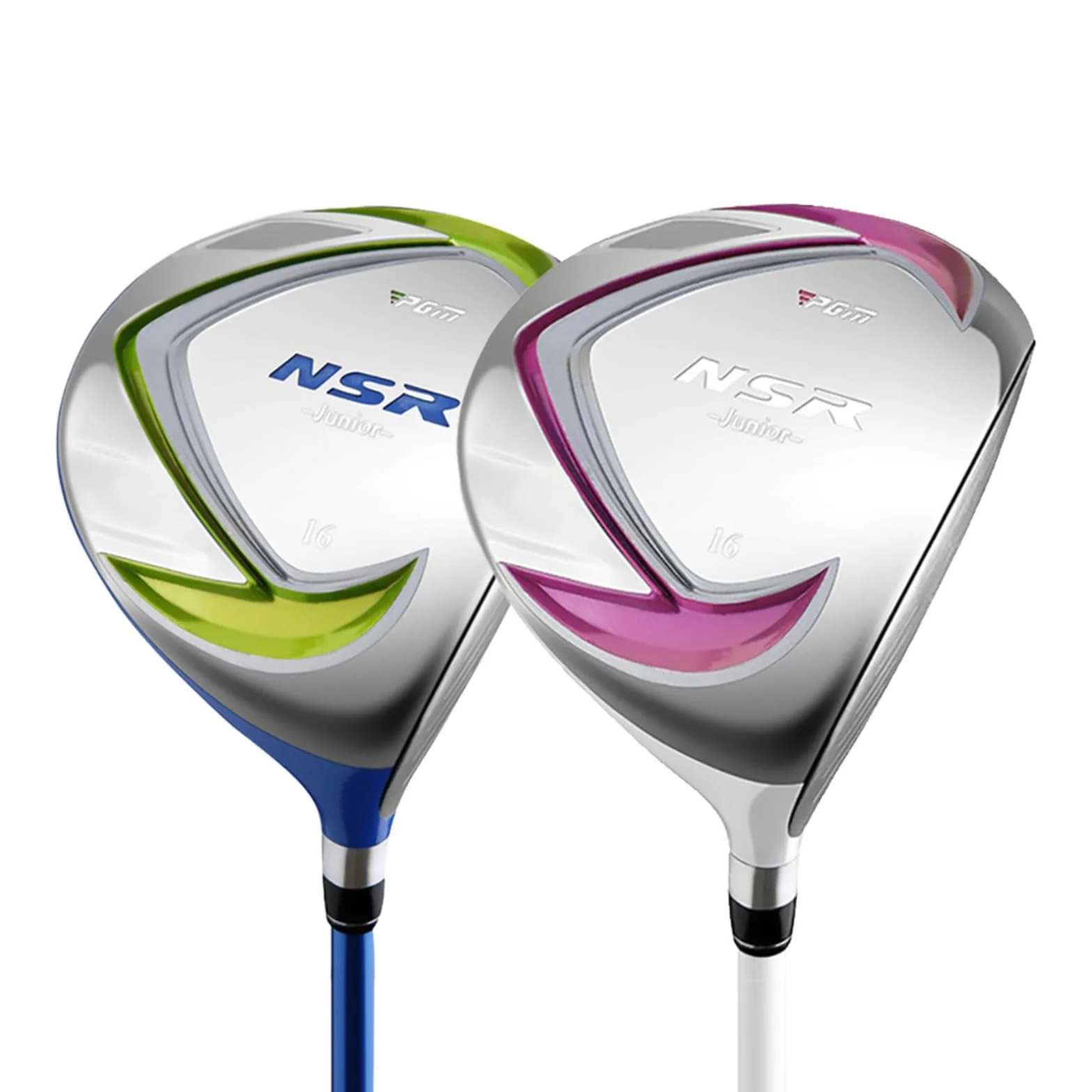 Golf Driver #1 Drewno dla Dzieci Karbonowy Trzonek z Pokrowcem Prawa Ręka Zielony