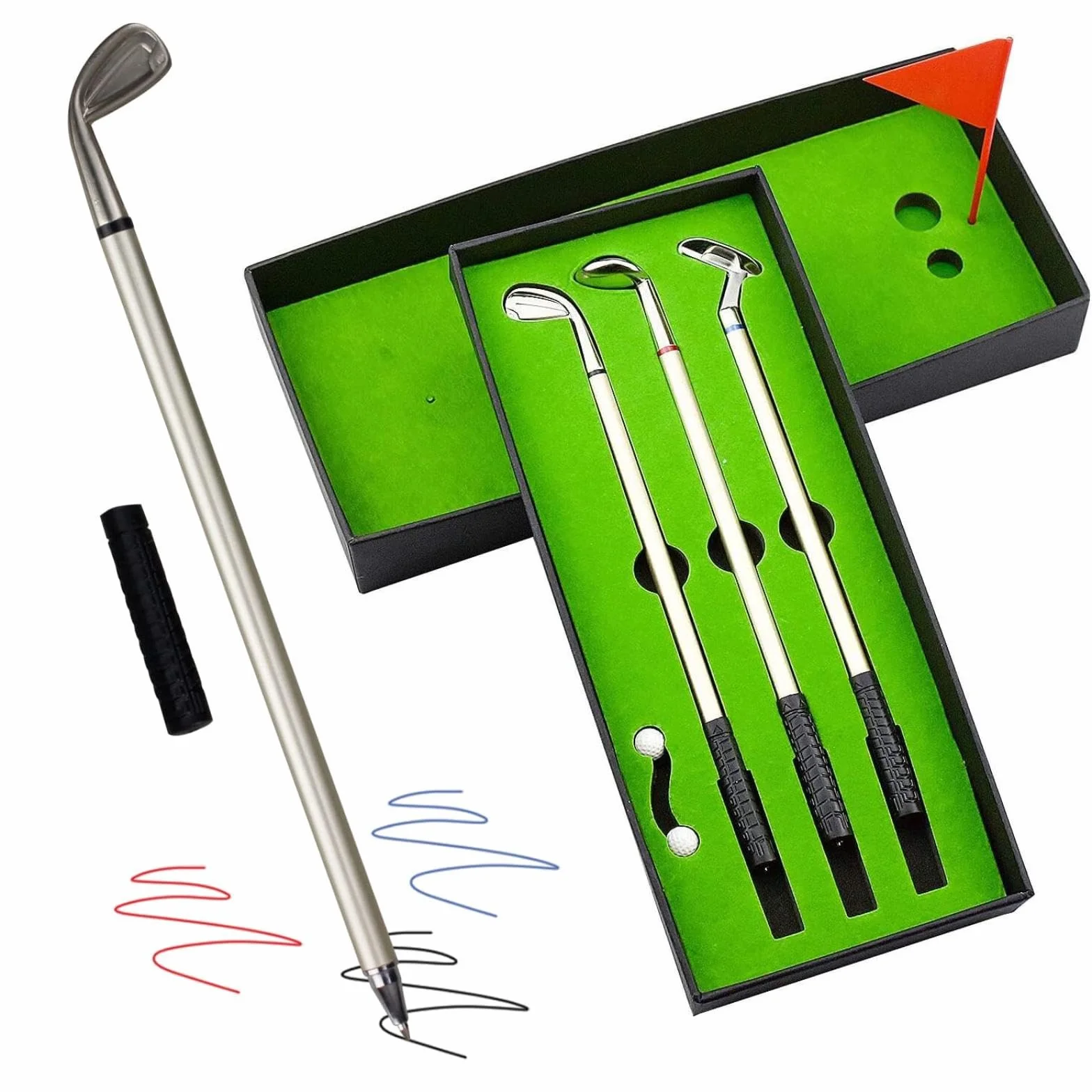 Crestgolf Set Regalo da Golf 3pcs Regali per Uomini Appassionati