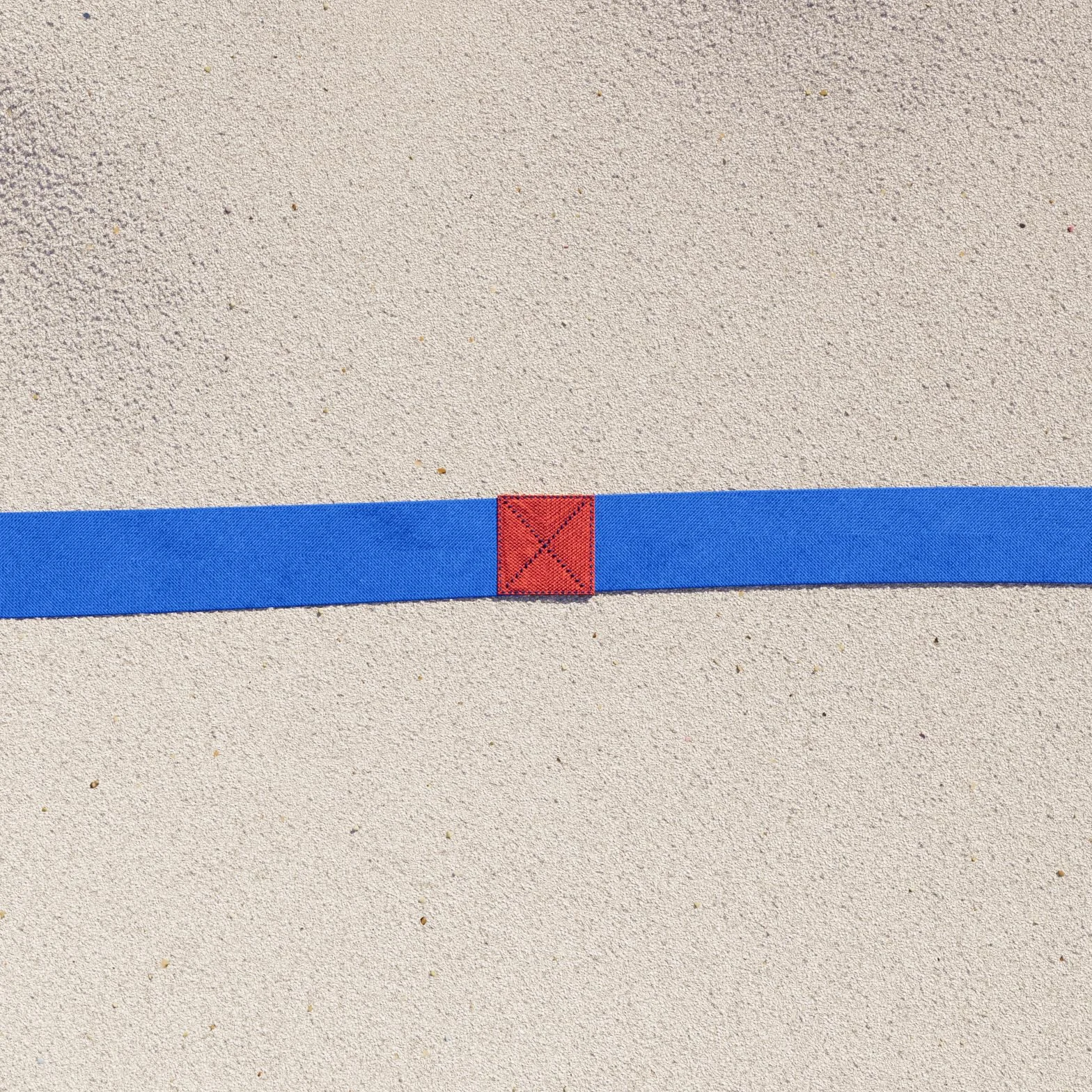 QLS Beachvolley E05799 Marcatore per pallone da beach volley 16 x 8 m Blu