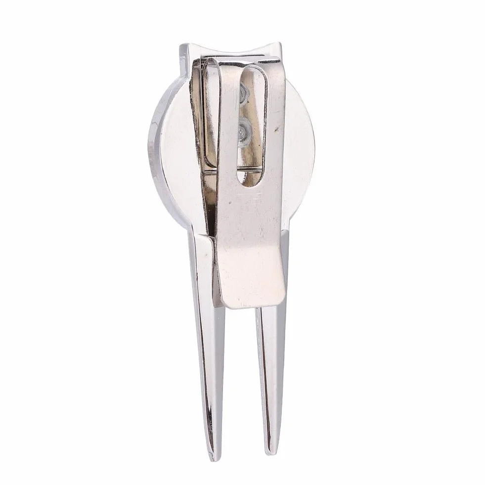 Tbest Golf Divot Strumento di Riparazione Lega di Zinco Magnetico Ball Marker
