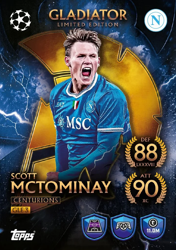 Topps UCC Match Attax 2025/26 Mega Tin Centurioni 45 carte Gladiators LE