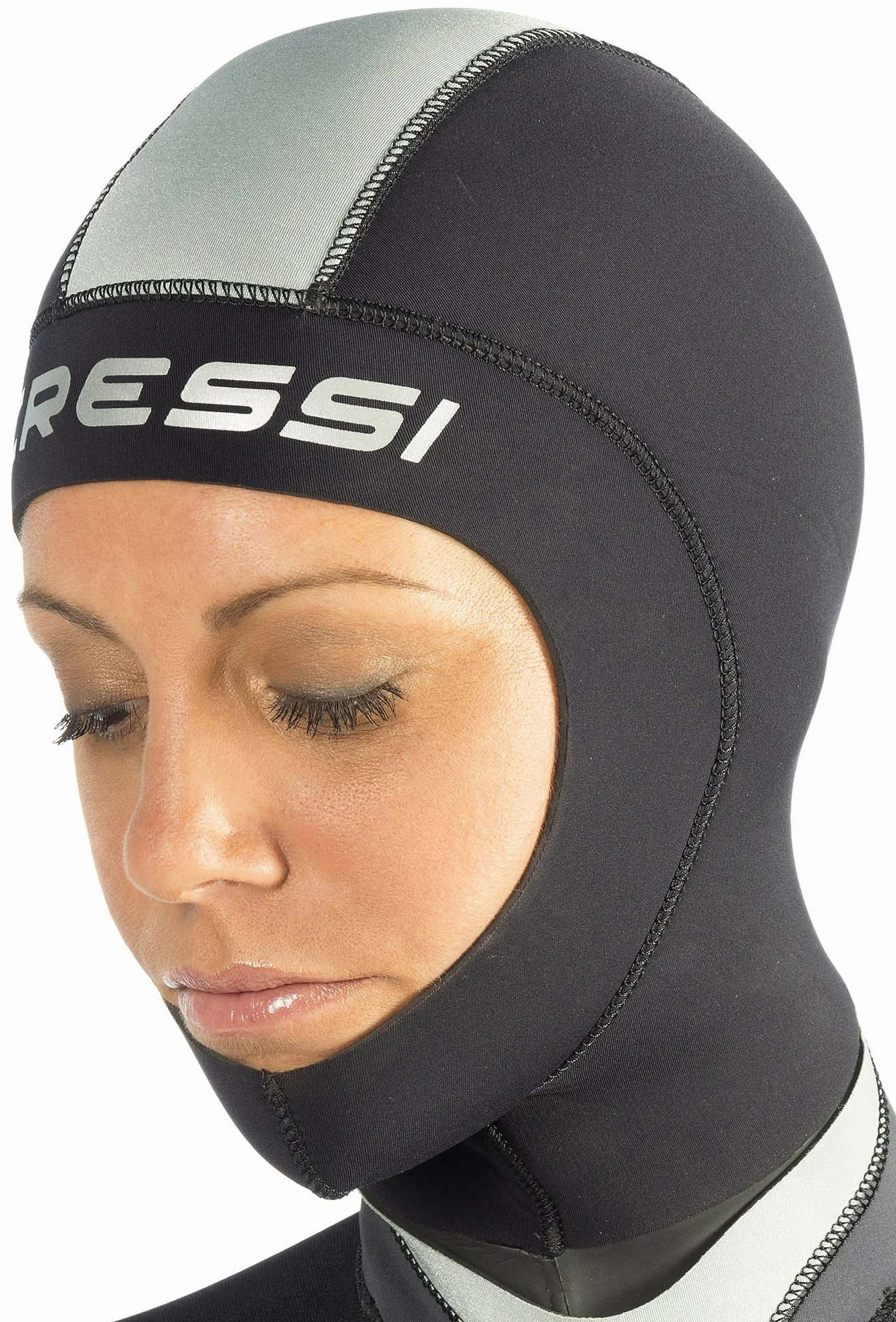 Cressi Draget Hood Cappuccio Mute Neoprene Nero 3 o 5mm Immersioni Snorkeling