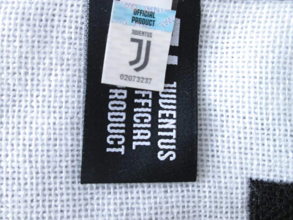 Sciarpa Juventus Ufficiale JACKARD Nera JJ11
