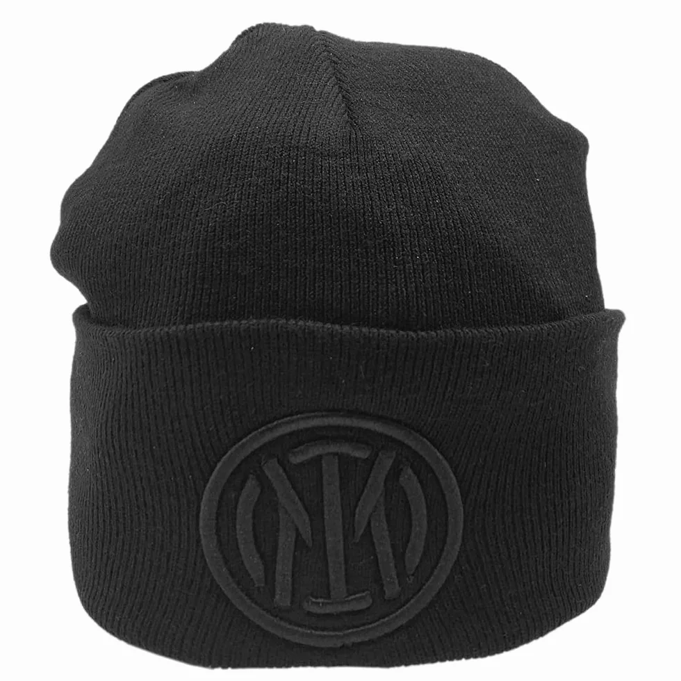 Inter Berretto Unisex-Adulto Nero Free Size