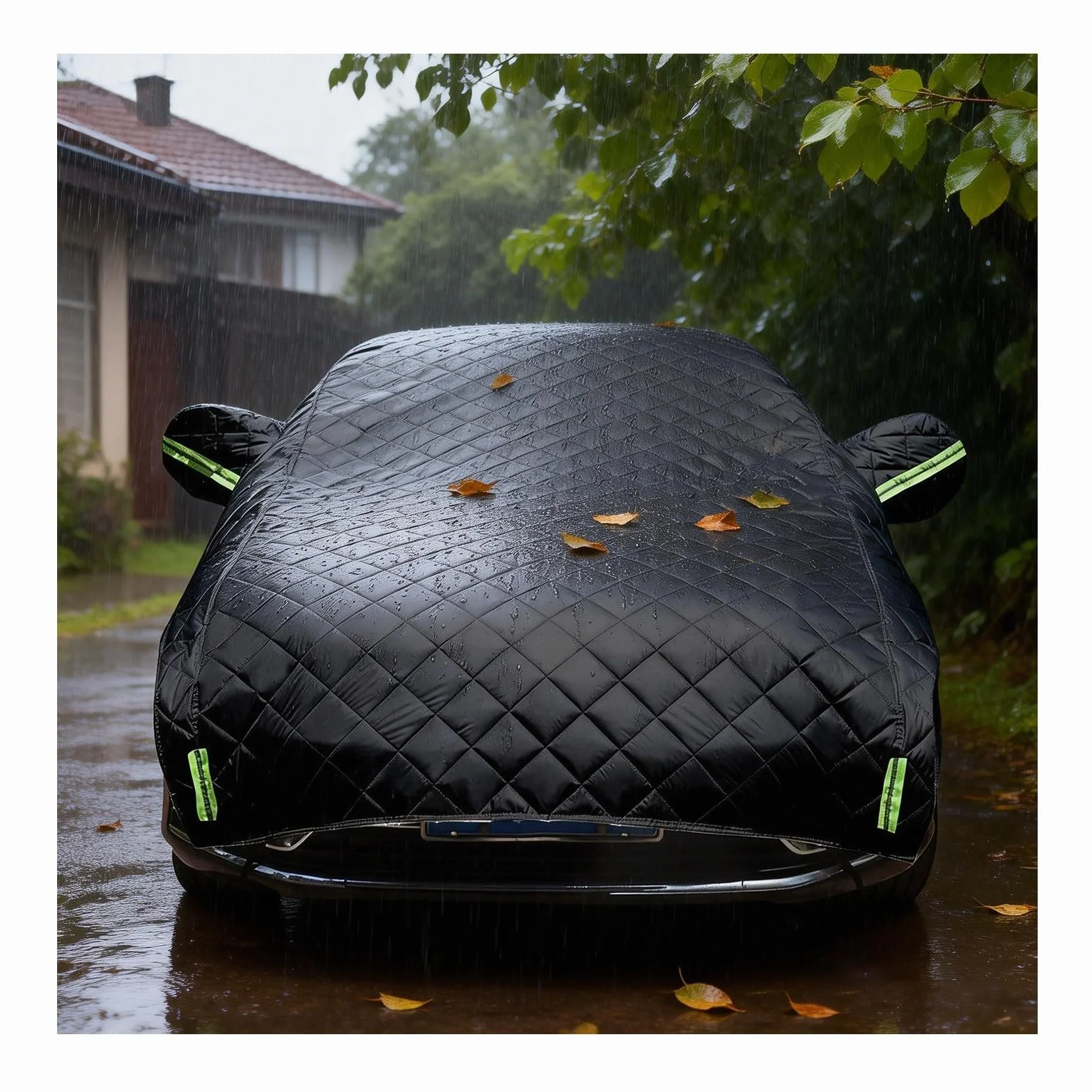 Telo Copriauto Antigrandine Per Toyota C-HR (2016-2026), Copri Auto Anti Grandine, Telo Copri Auto Esterni,Mezza Copertura per Macchina Impermeabile Antigrandine Protezione-e1500j